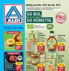 Aldi Prospekt - Prospekt Vorschau gültig ab 15.09.2025