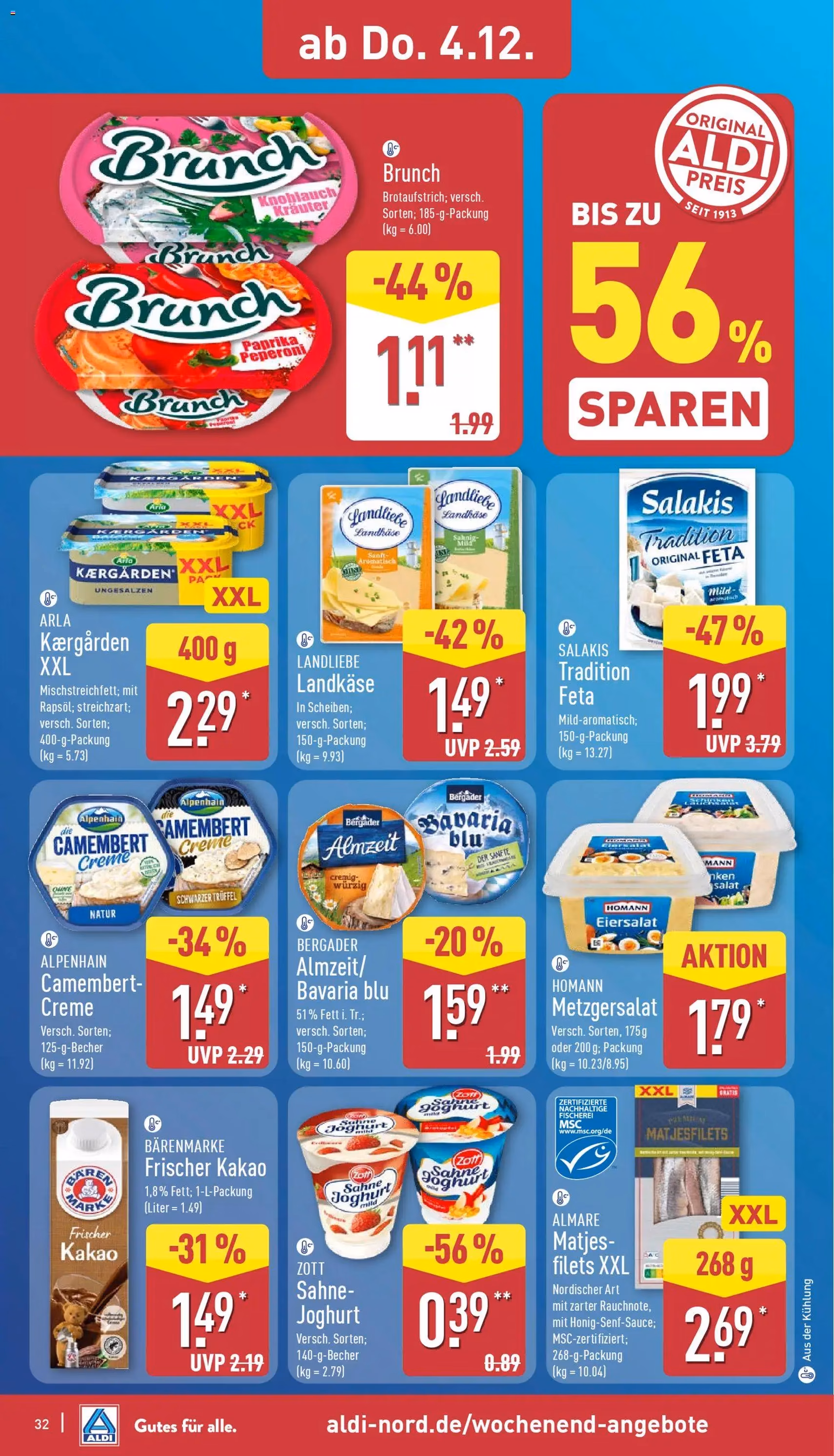 Aldi Prospekt - Gültiger Prospekt ab 01.12.2025, Seite 32 von insgesamt 45