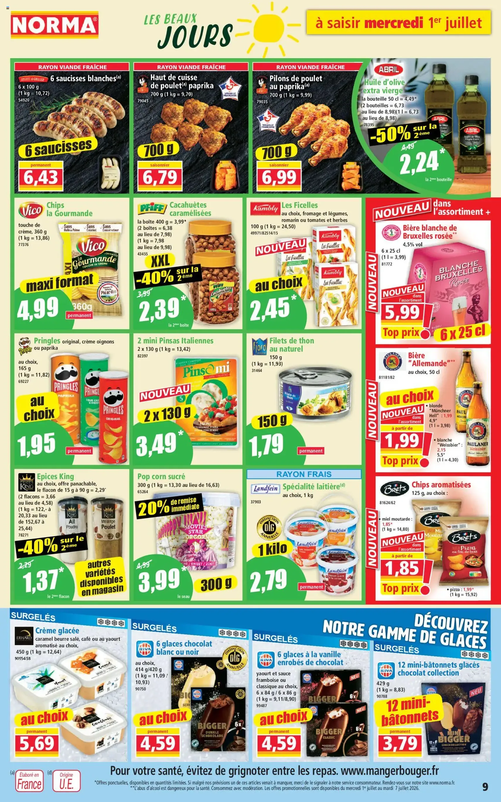Norma catalogue - brochure valable à partir du 01/07/2026, page 9 sur 12
