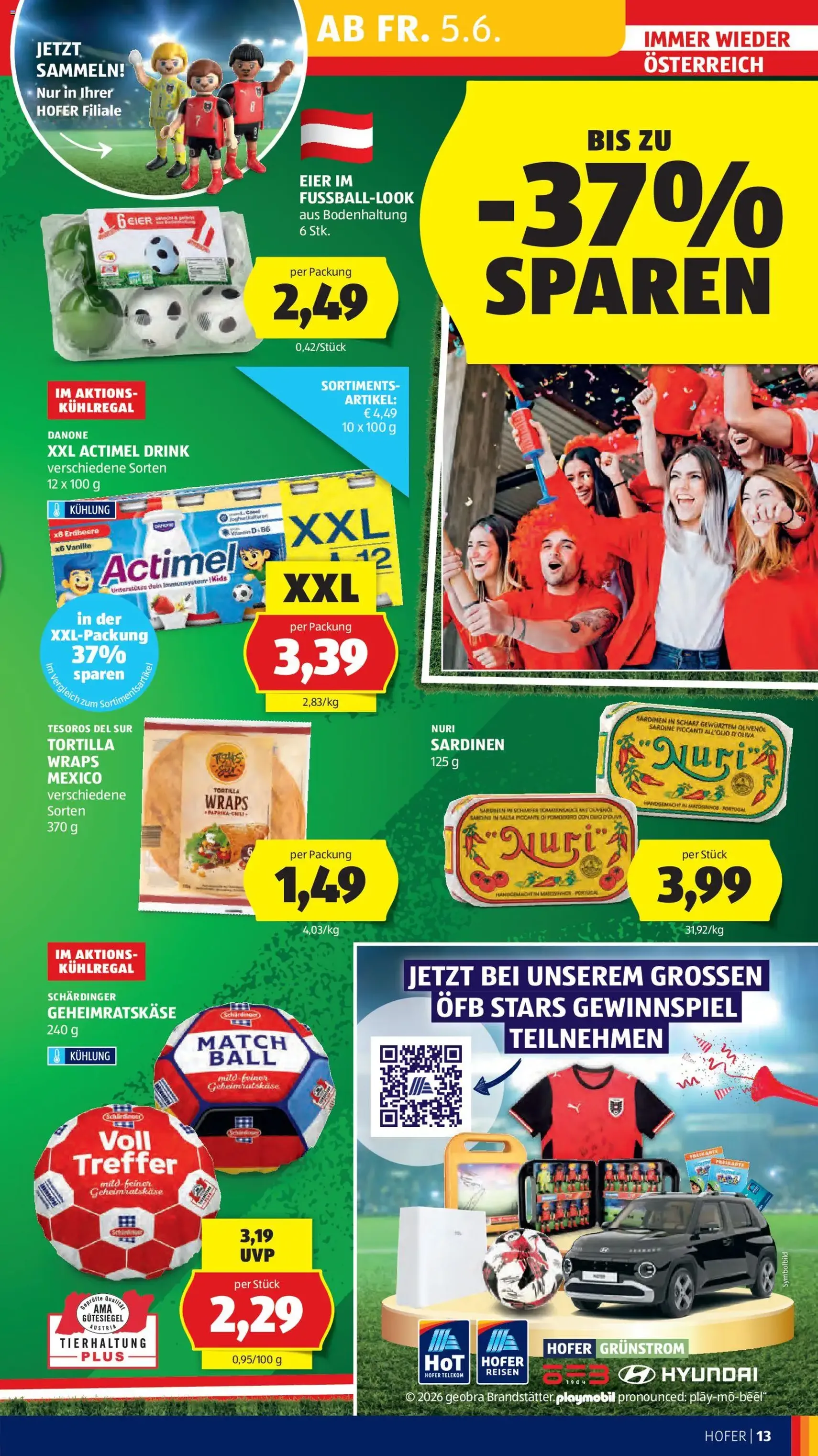 Hofer Flugblatt - Gültiger Prospekt ab 03.06.2026, Seite 15 von insgesamt 42