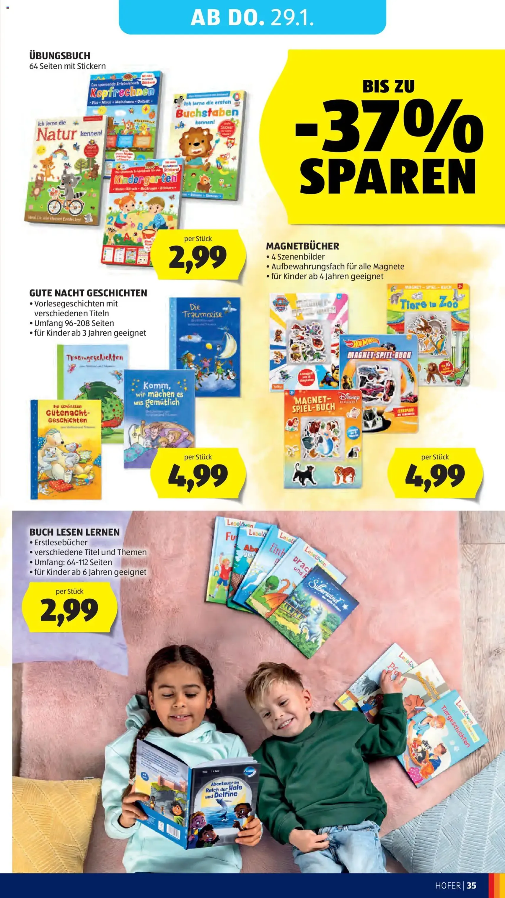 Hofer Flugblatt - Gültiger Prospekt ab 23.01.2026, Seite 39 von insgesamt 45