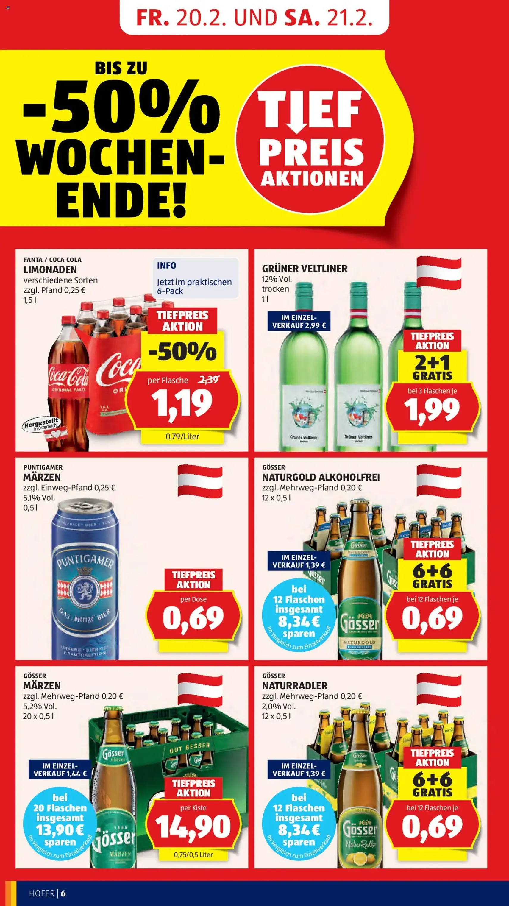 Hofer Flugblatt - Gültiger Prospekt ab 20.02.2026, Seite 8 von insgesamt 37
