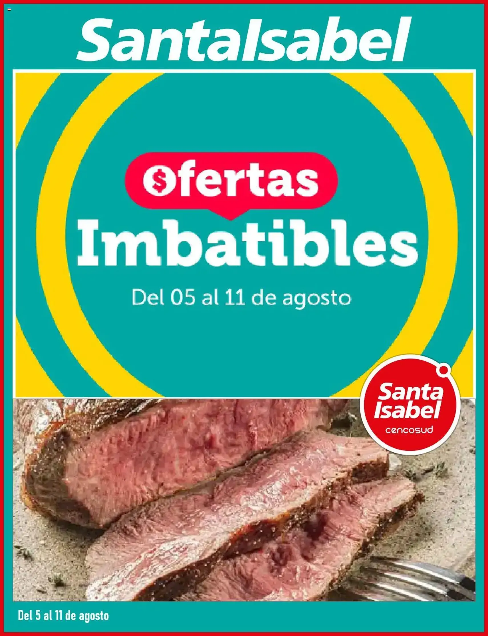Santa Isabel ofertas - folleto válido desde 04.08.2025 página 1 de 5