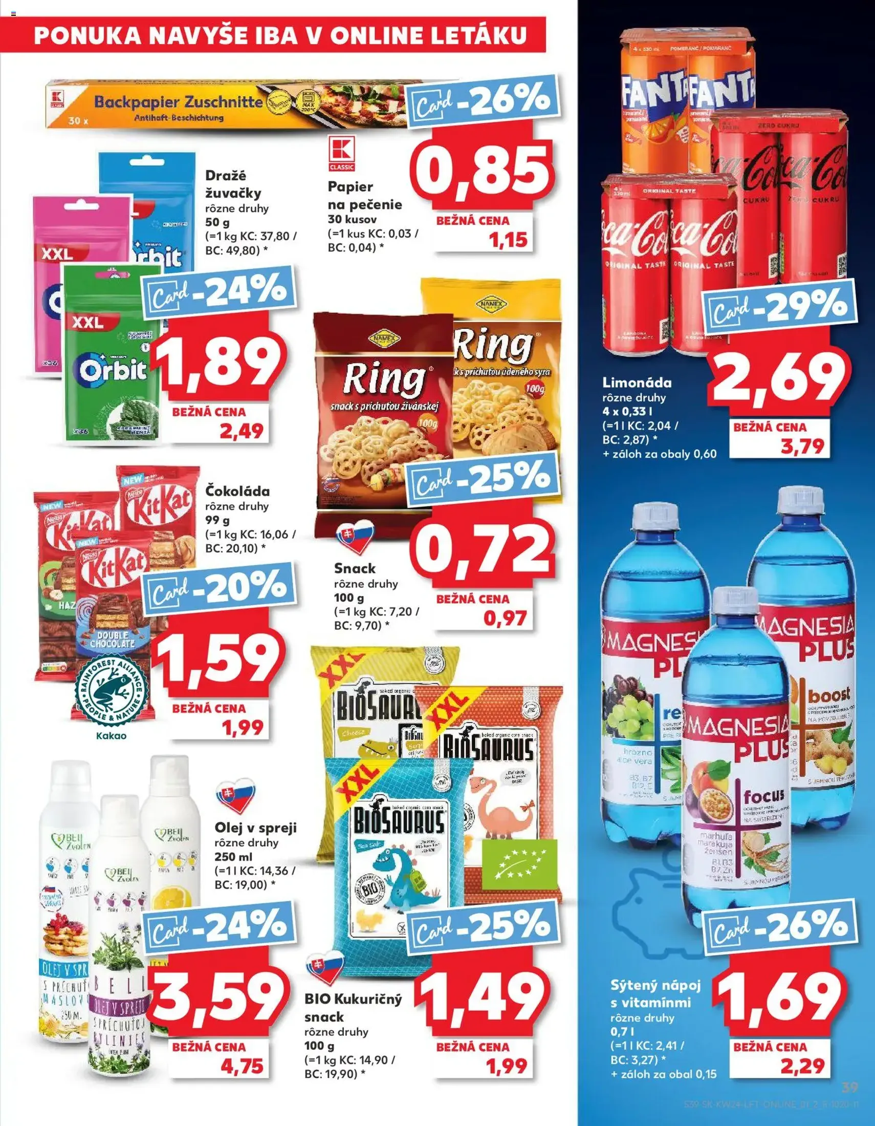 Kaufland SK akciós újság - 2026.06.11. érvényes szórólap 39 oldal 78 oldalból