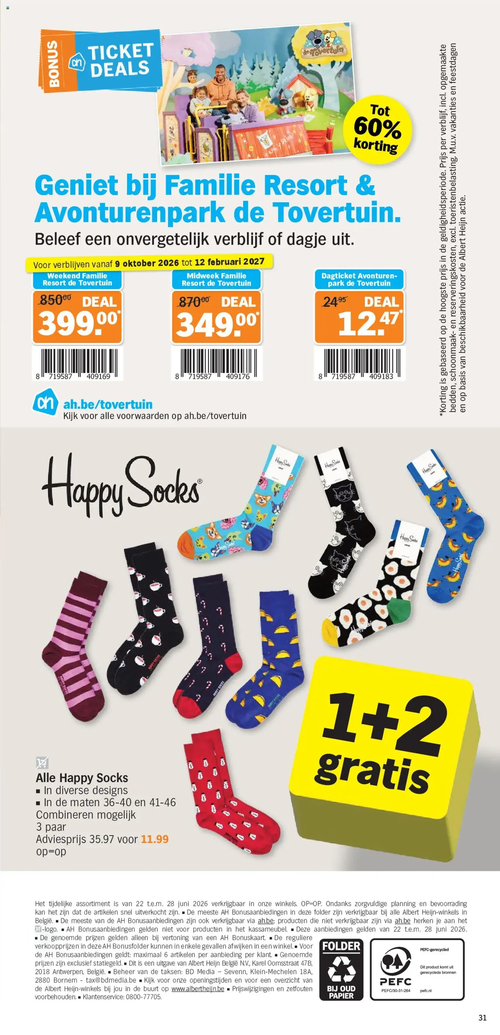 Albert Heijn Folder week / de la semaine 26 - geldige folder vanaf 22/06/2026 pagina 31 van 32