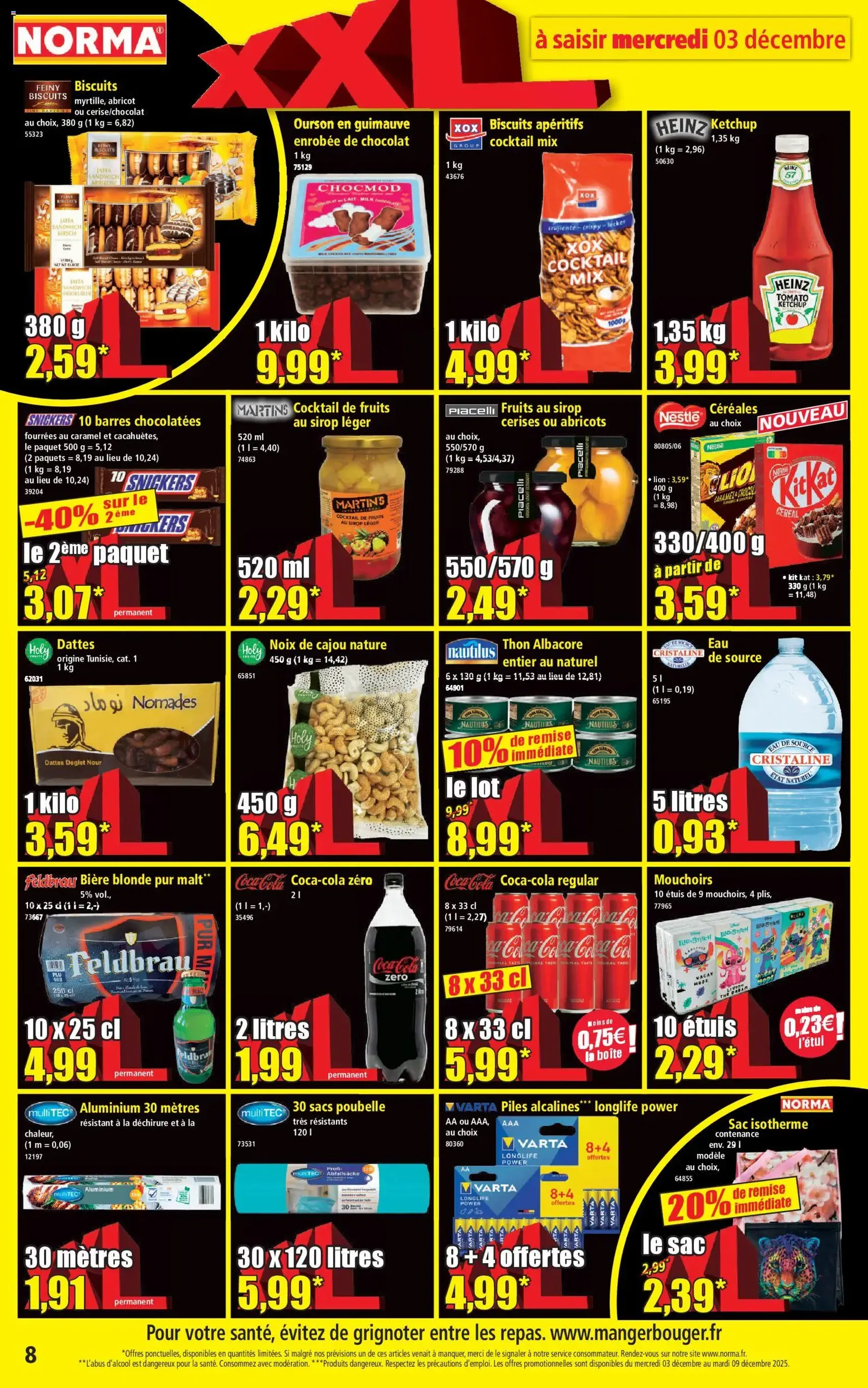 Norma catalogue - brochure valable à partir du 03/12/2025, page 8 sur 12