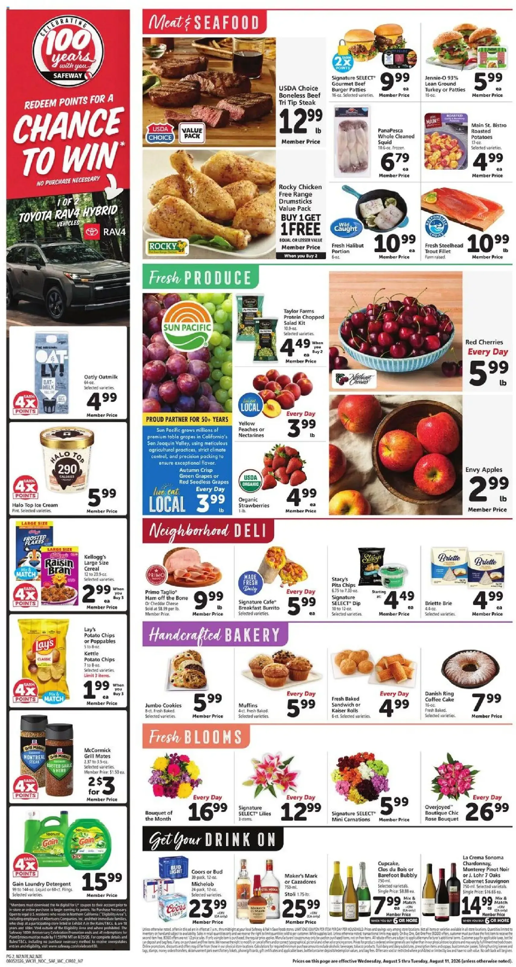 Safeway Weekly Ad - valid flyer from 08/05/2026, page 2 of 11