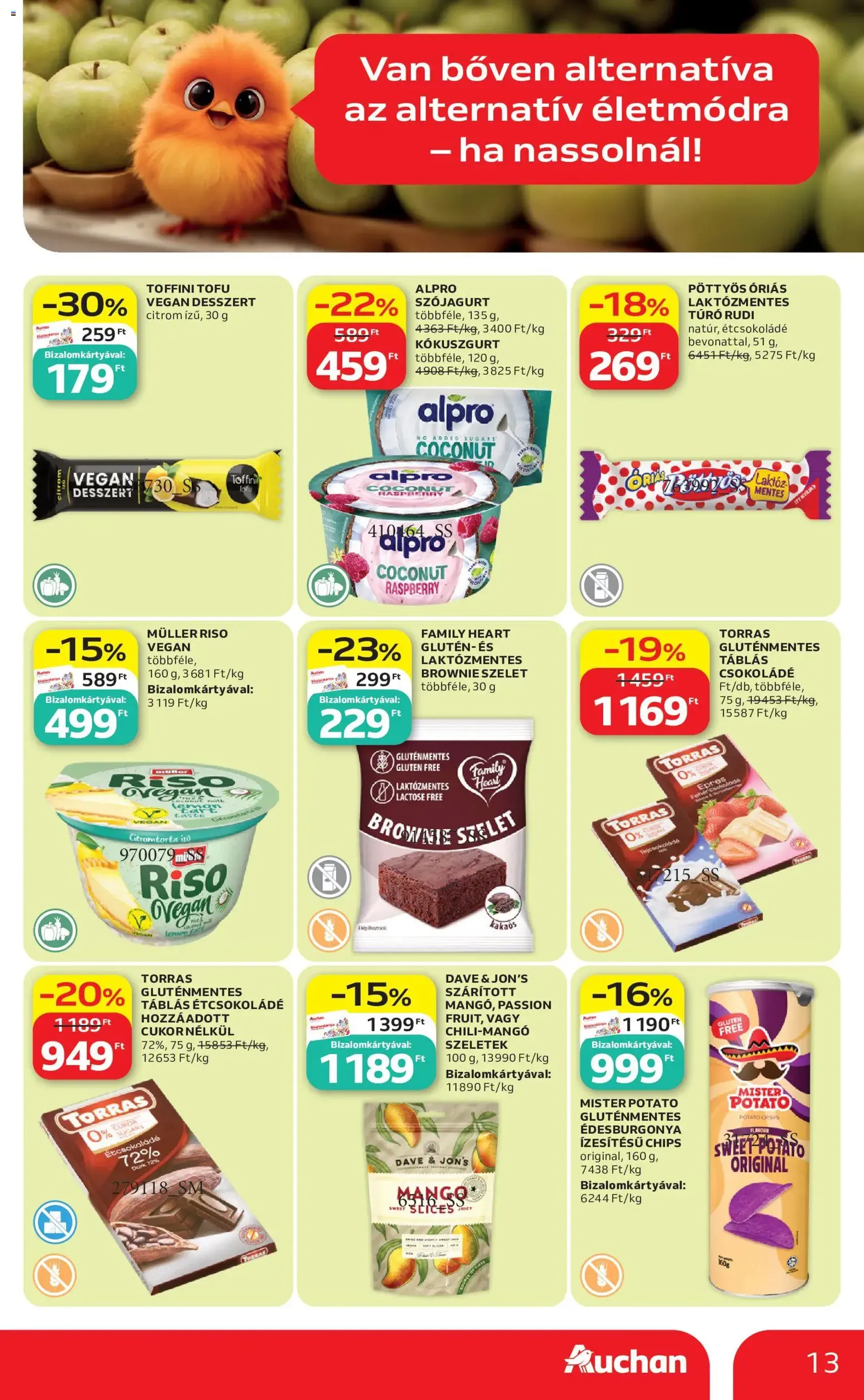 Auchan akciós újság - 2026.05.21. érvényes szórólap 13 oldal 52 oldalból