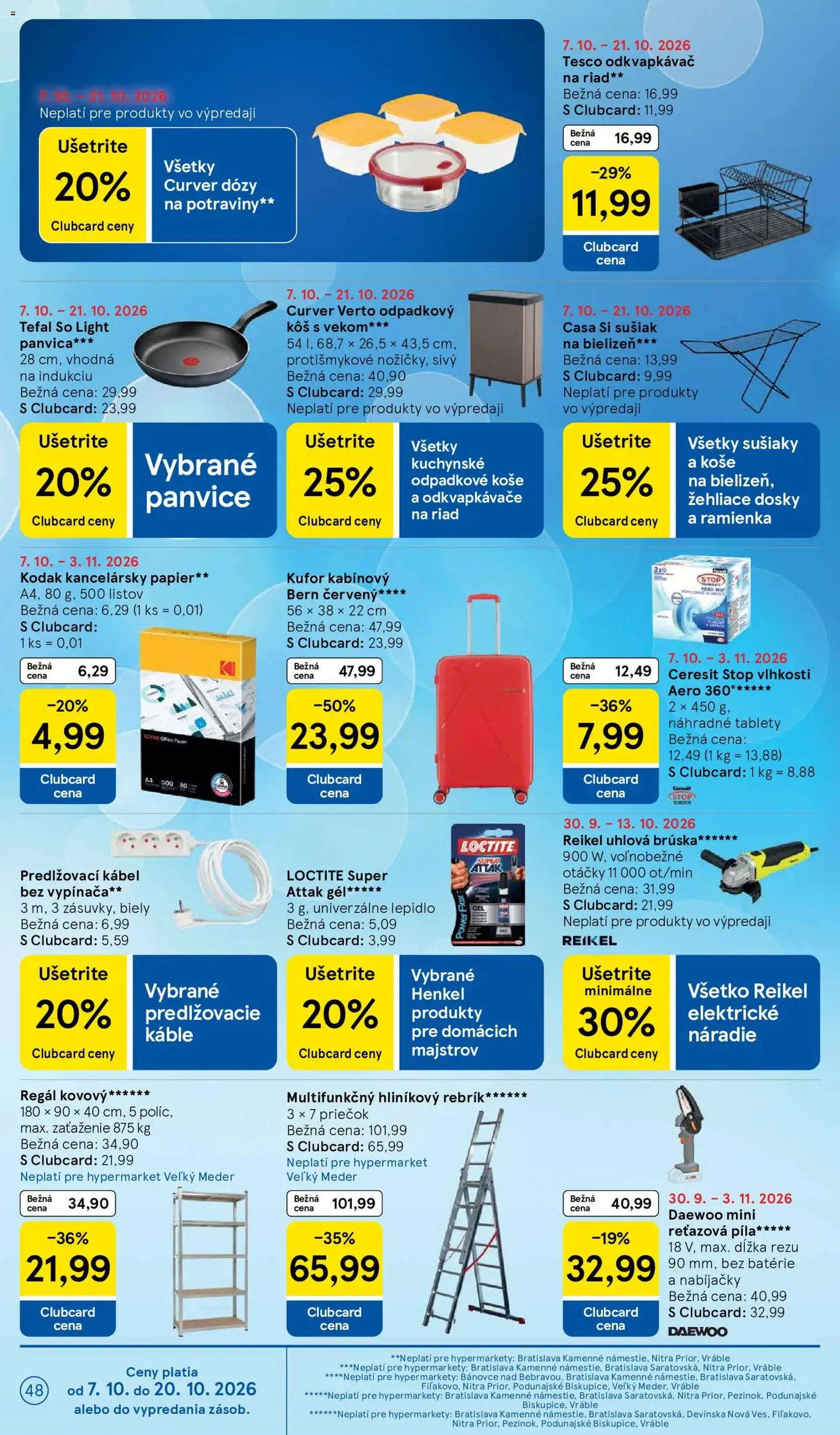 Tesco Hypermarket - leták - platný leták od 07.10.2026 strana 48 z 51