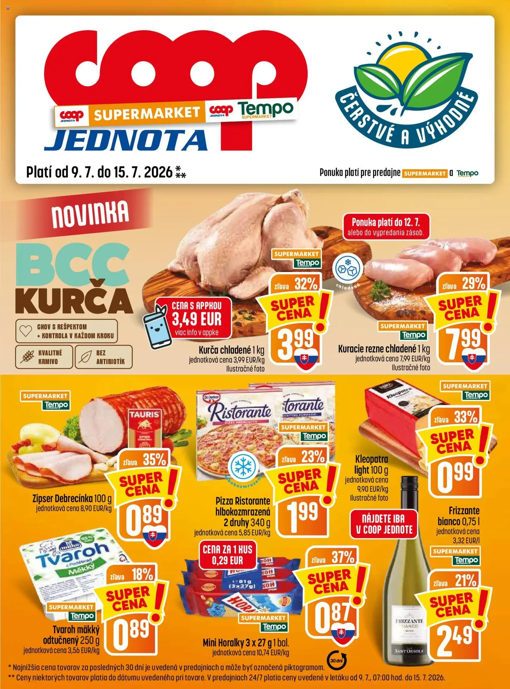 COOP Jednota leták - platný leták od 09.07.2026 strana 17 z 32