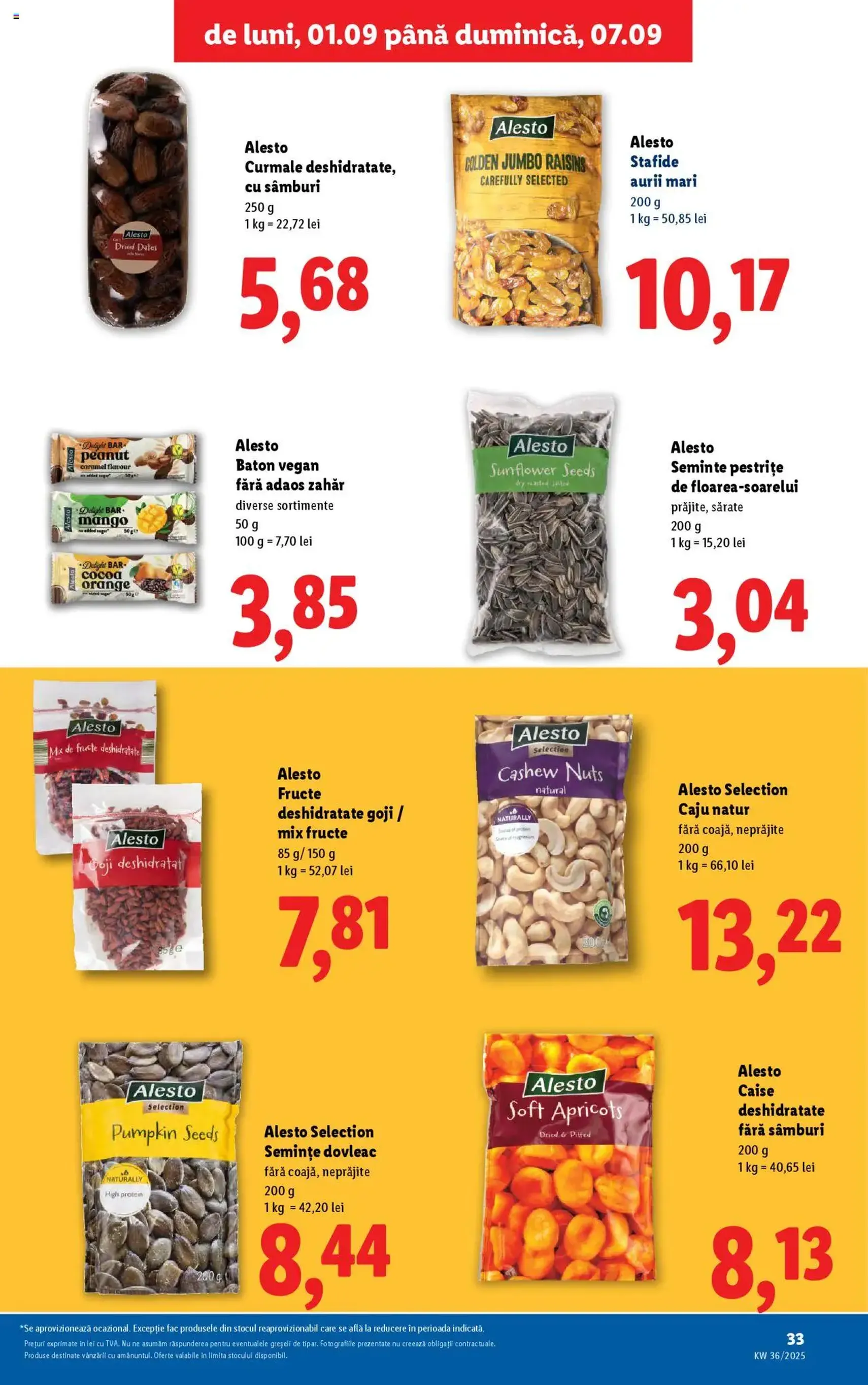 Catalog Lidl - cataloage valabile începând cu 01.09.2025 pagina 33 din 76 Catalog Lidl - cataloage valabile începând cu 01.09.2025 pagina 33 din 76