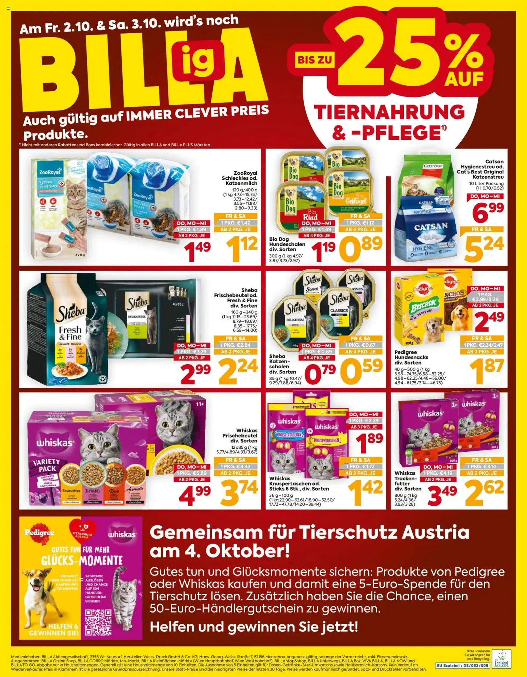 Billa Flugblatt - Gültiger Prospekt ab 01.10.2026, Seite 16 von insgesamt 16