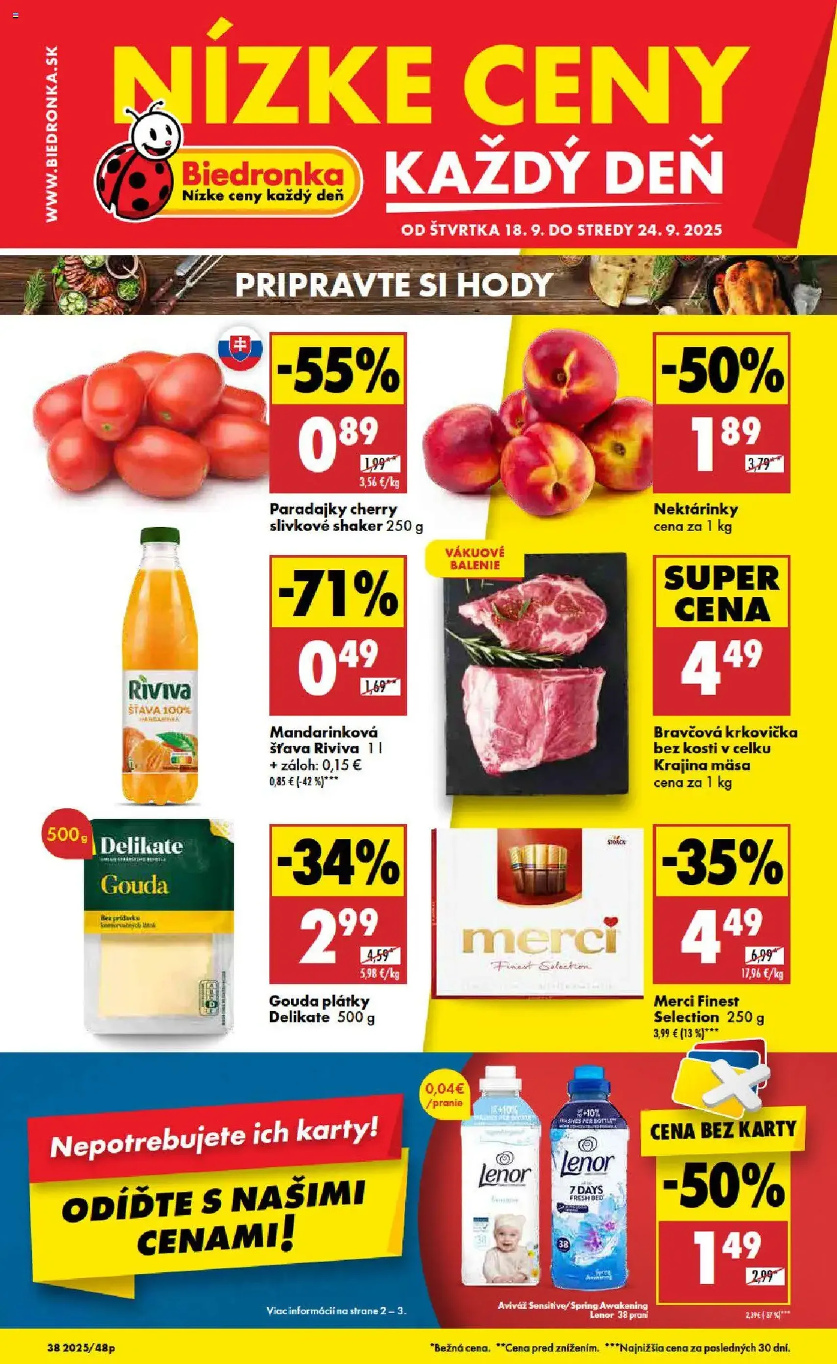 Biedronka leták - platný leták od 18.09.2025 strana 1 z 48