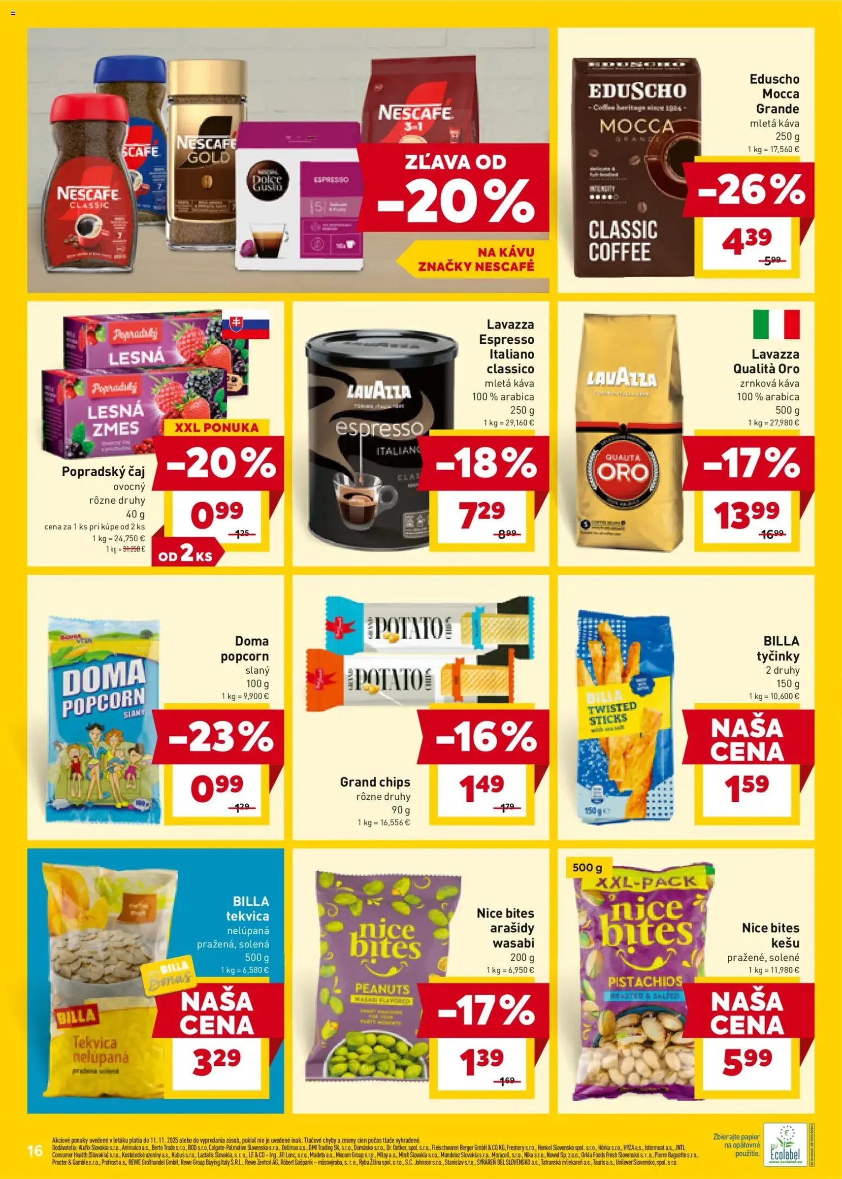Billa leták - platný leták od 05.11.2025 strana 16 z 20