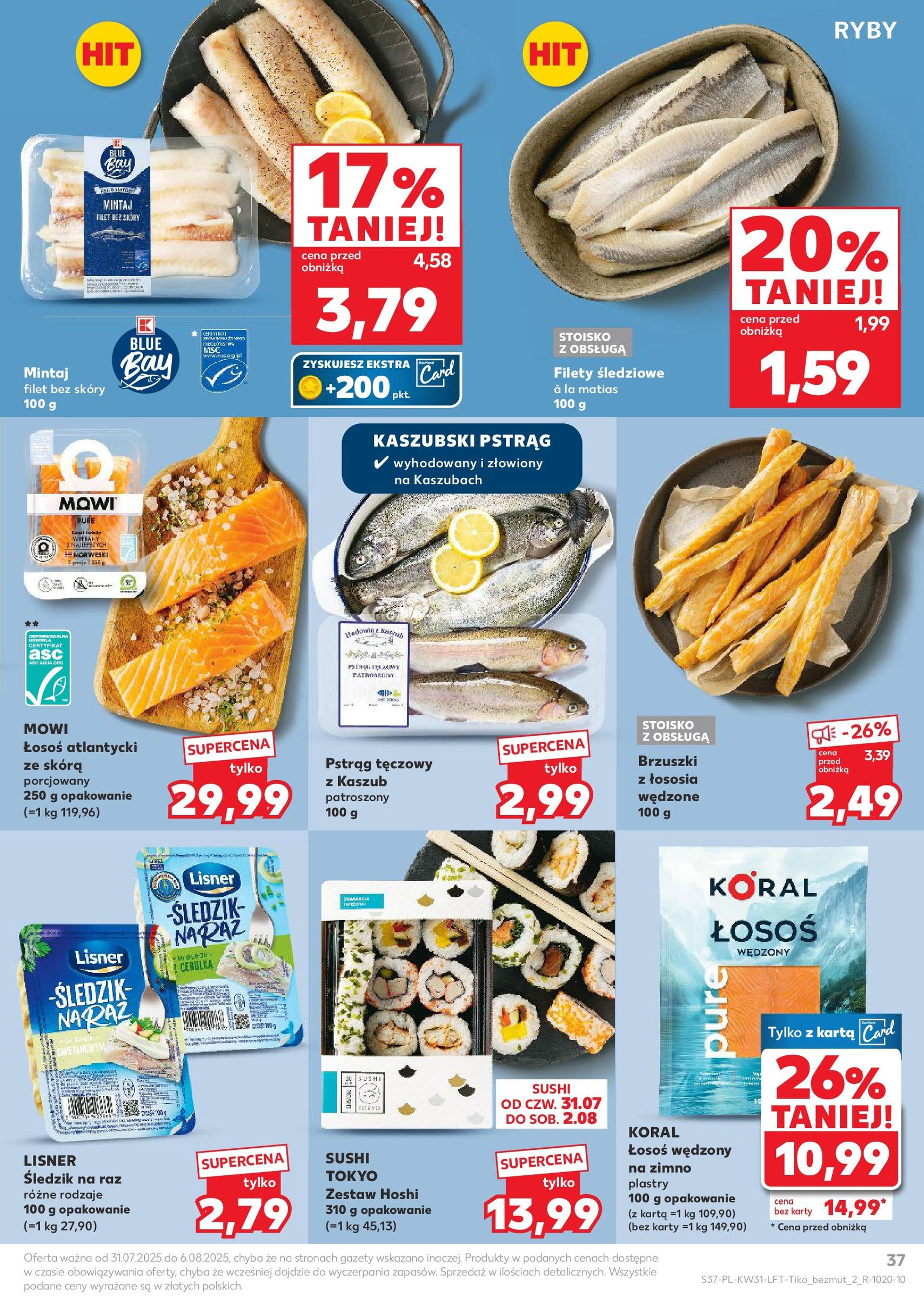 Kaufland gazetka - ważny gazetka od 31.07.2025 strona 37 z 54 Kaufland gazetka - ważny gazetka od 31.07.2025 strona 37 z 54