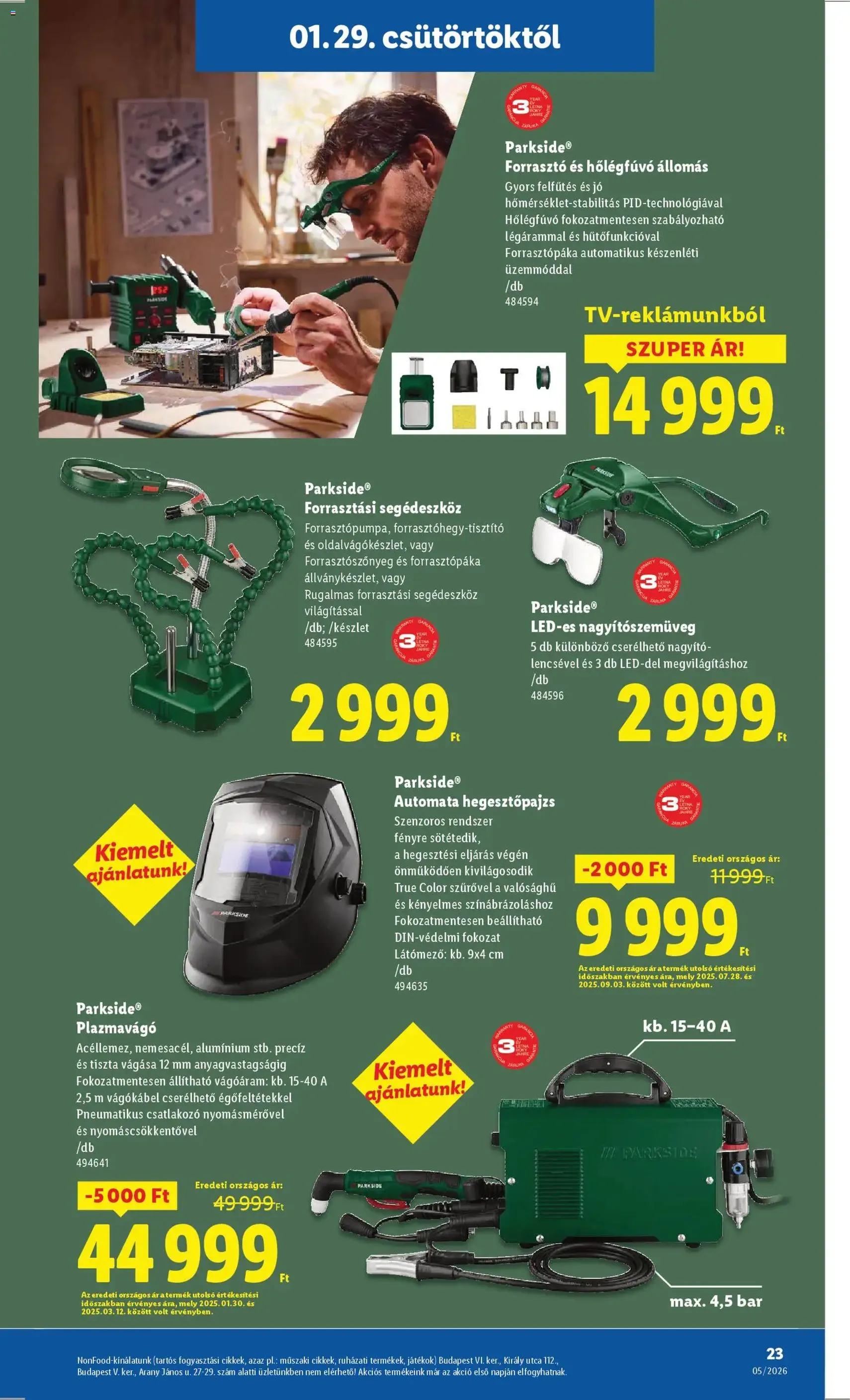 Lidl Akciós újság - 2026.01.29. érvényes szórólap 23 oldal 54 oldalból