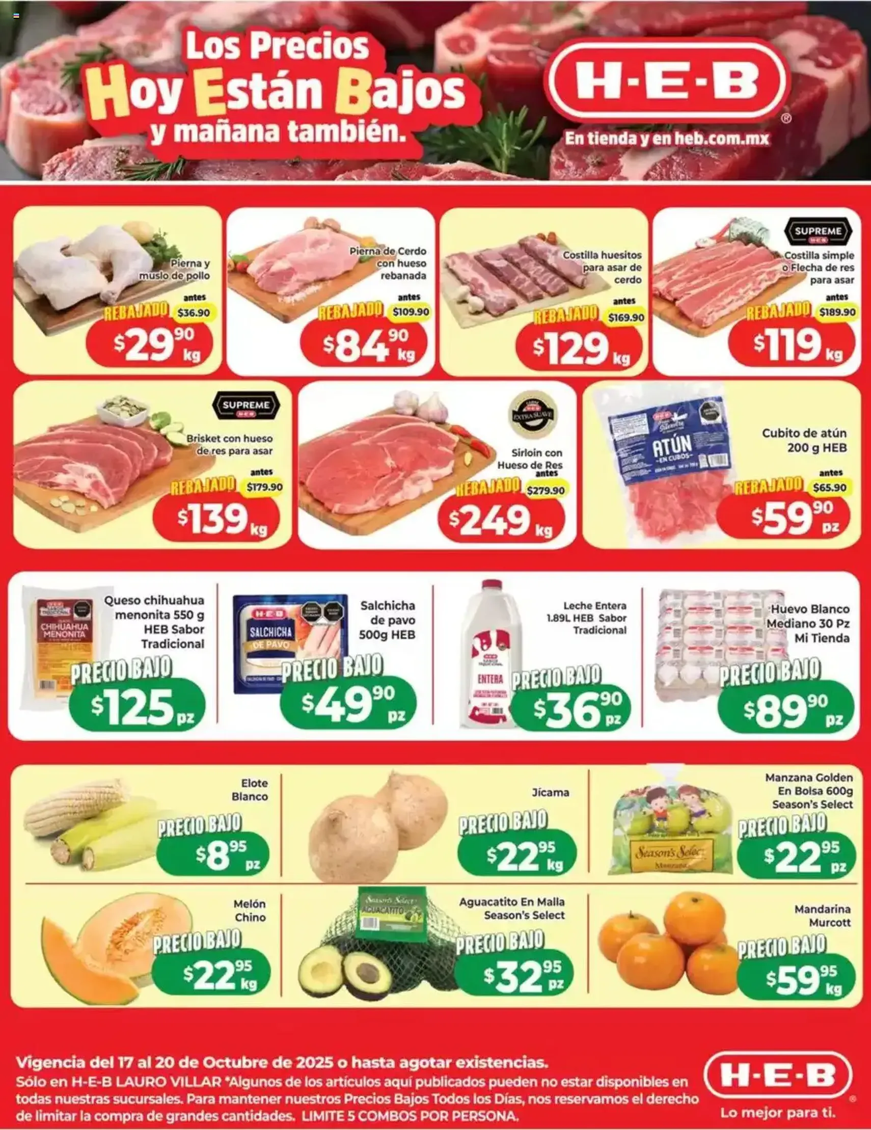 H-E-B folleto - folleto válido desde 17/10/2025 página 1 de 2