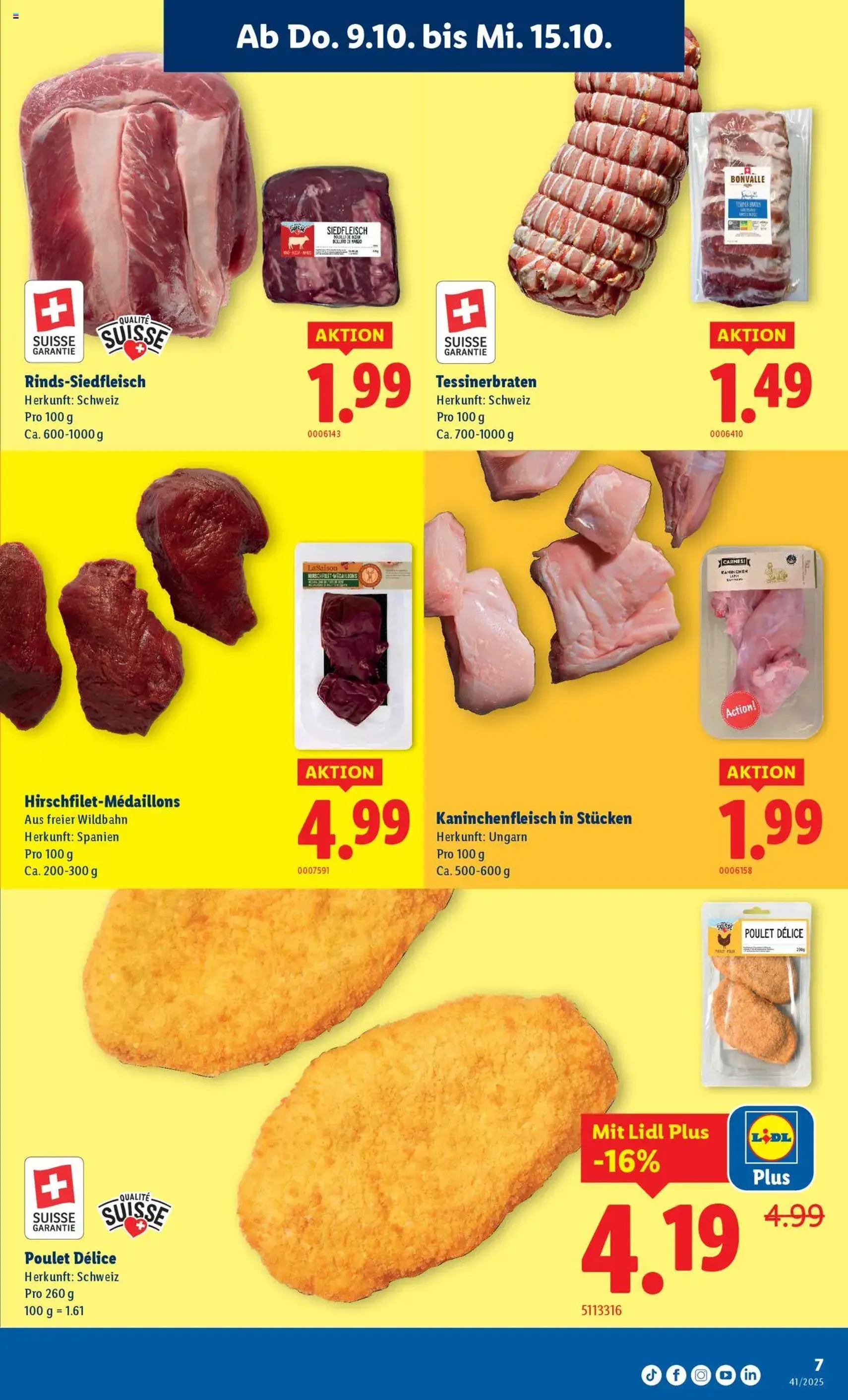 Lidl Aktionen - Gültiger Prospekt ab 09.10.2025, Seite 7 von insgesamt 32
