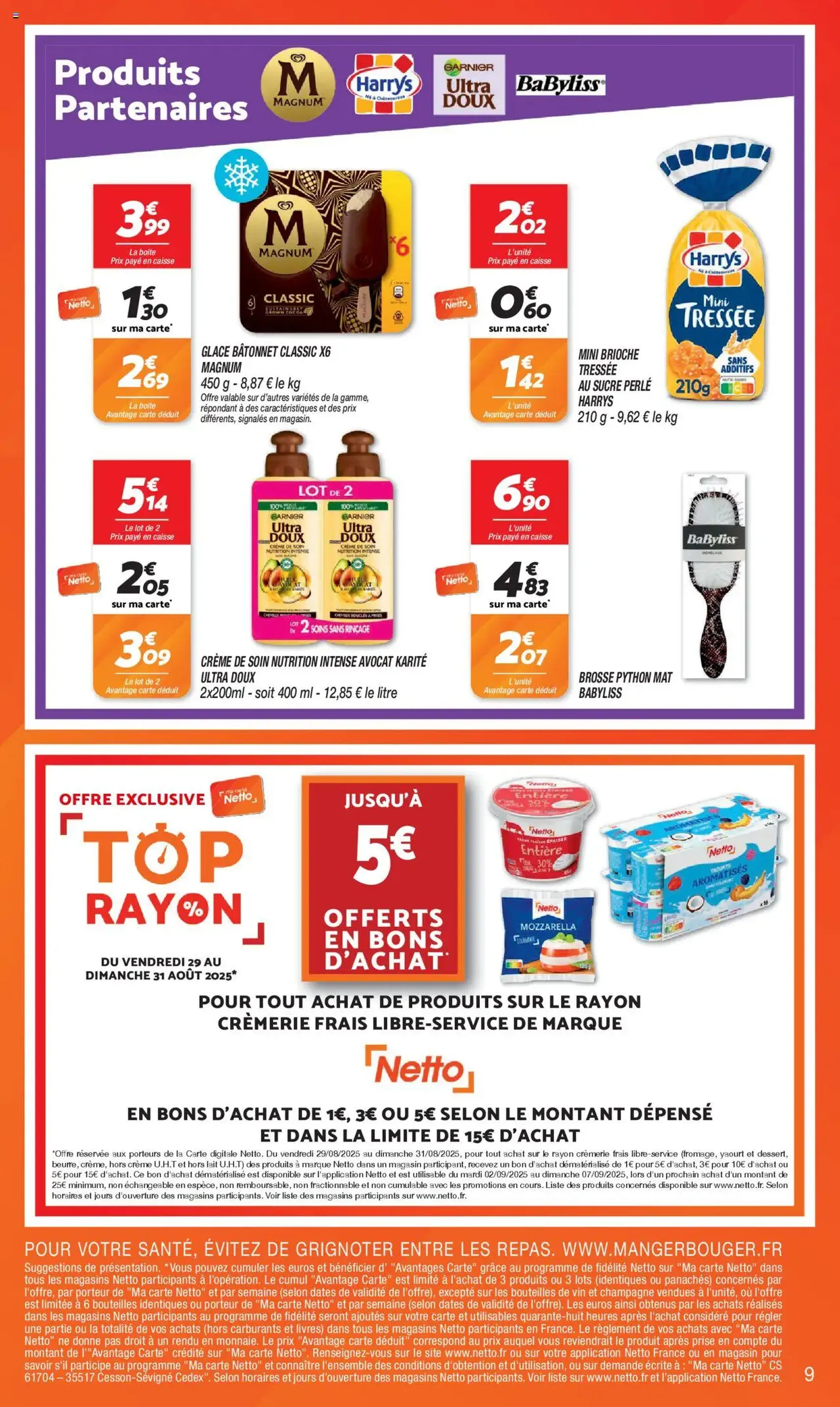 Netto catalogue - brochure valable à partir du 26/08/2025, page 9 sur 16 Netto catalogue - brochure valable à partir du 26/08/2025, page 9 sur 16