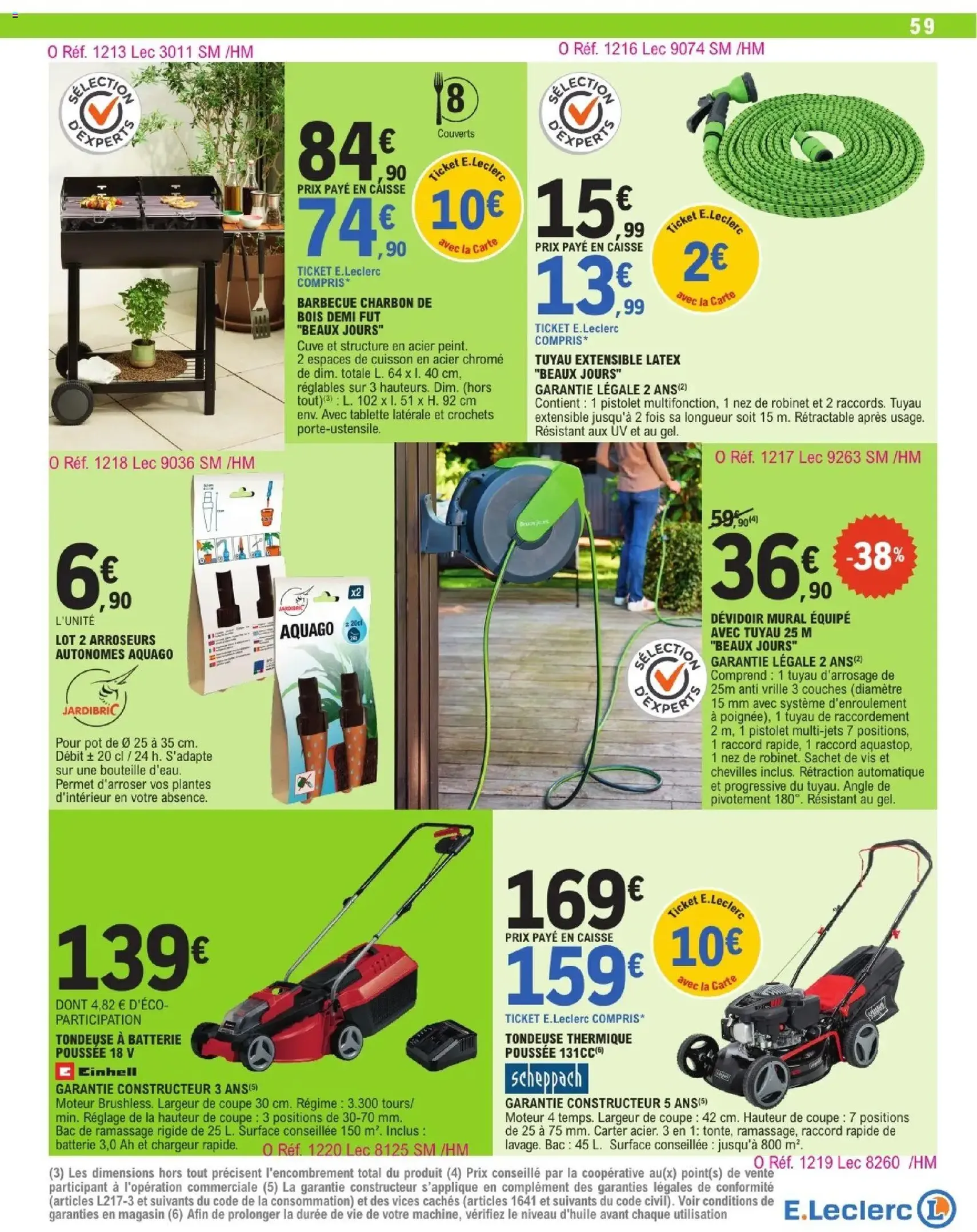 E.Leclerc catalogue de la semaine 13 - brochure valable à partir du 24/03/2026, page 59 sur 63