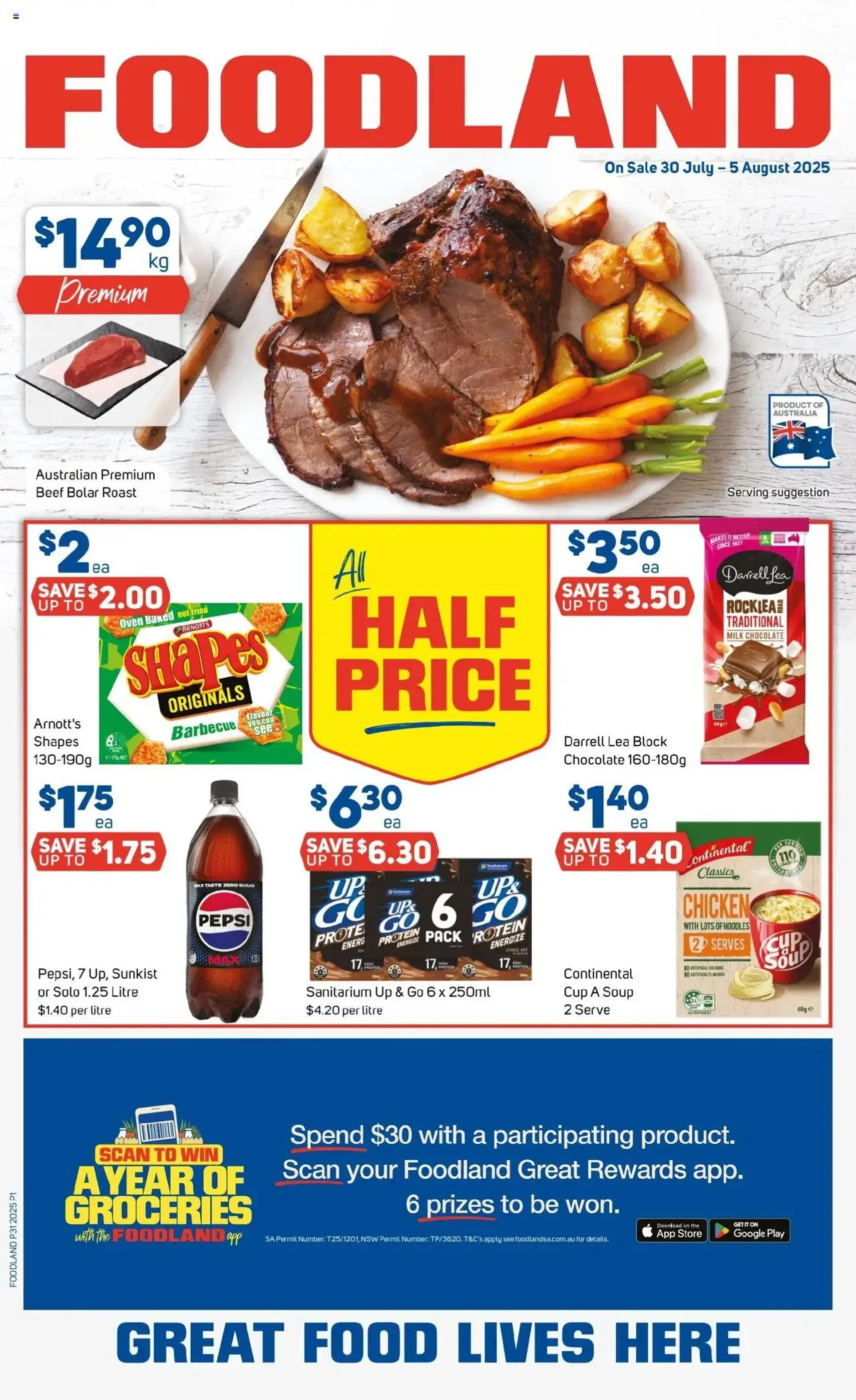 Foodland Catalogue - valid flyer from 30/07/2025, page 1 of 30