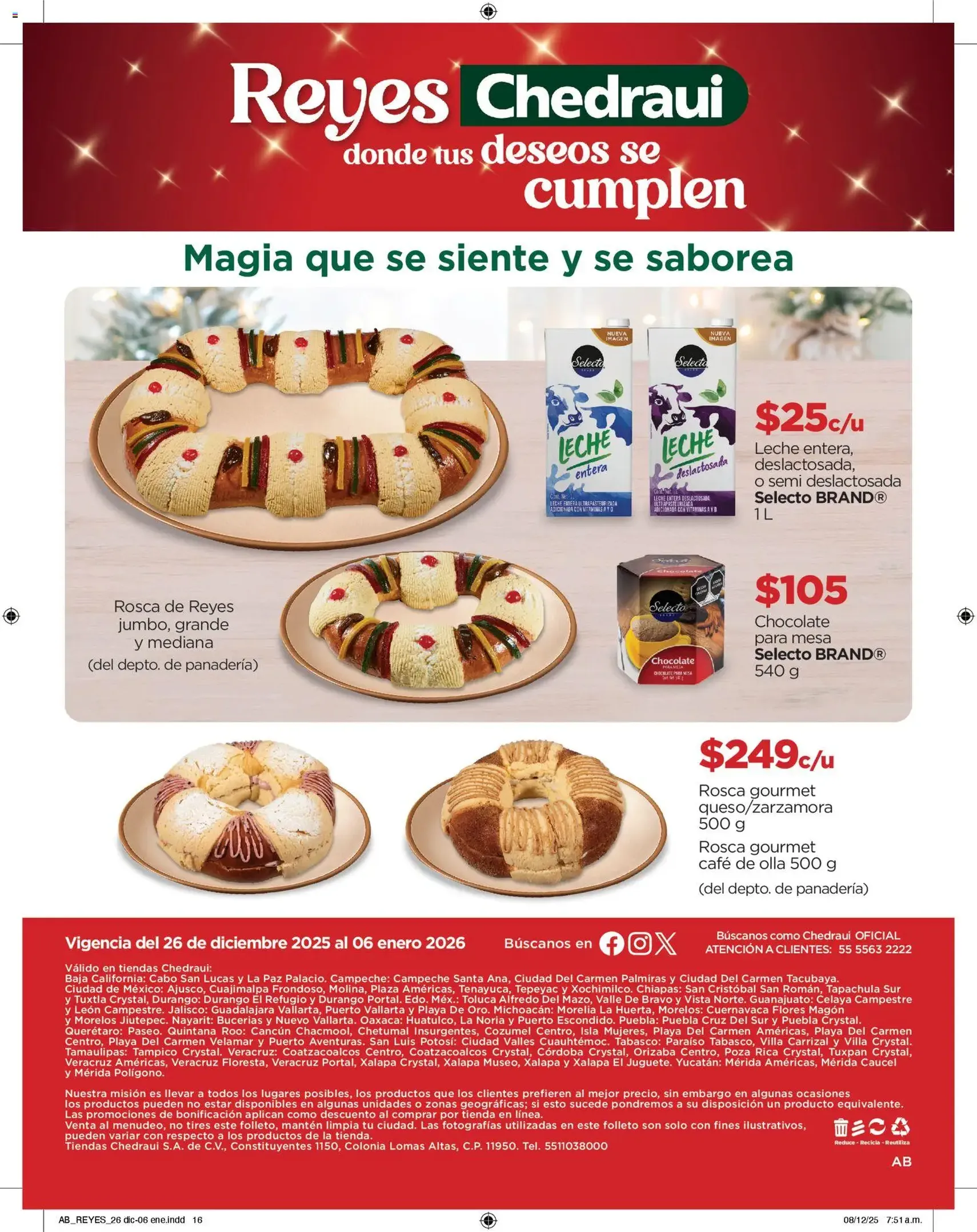 Chedraui folleto - folleto válido desde 26/12/2025 página 16 de 16