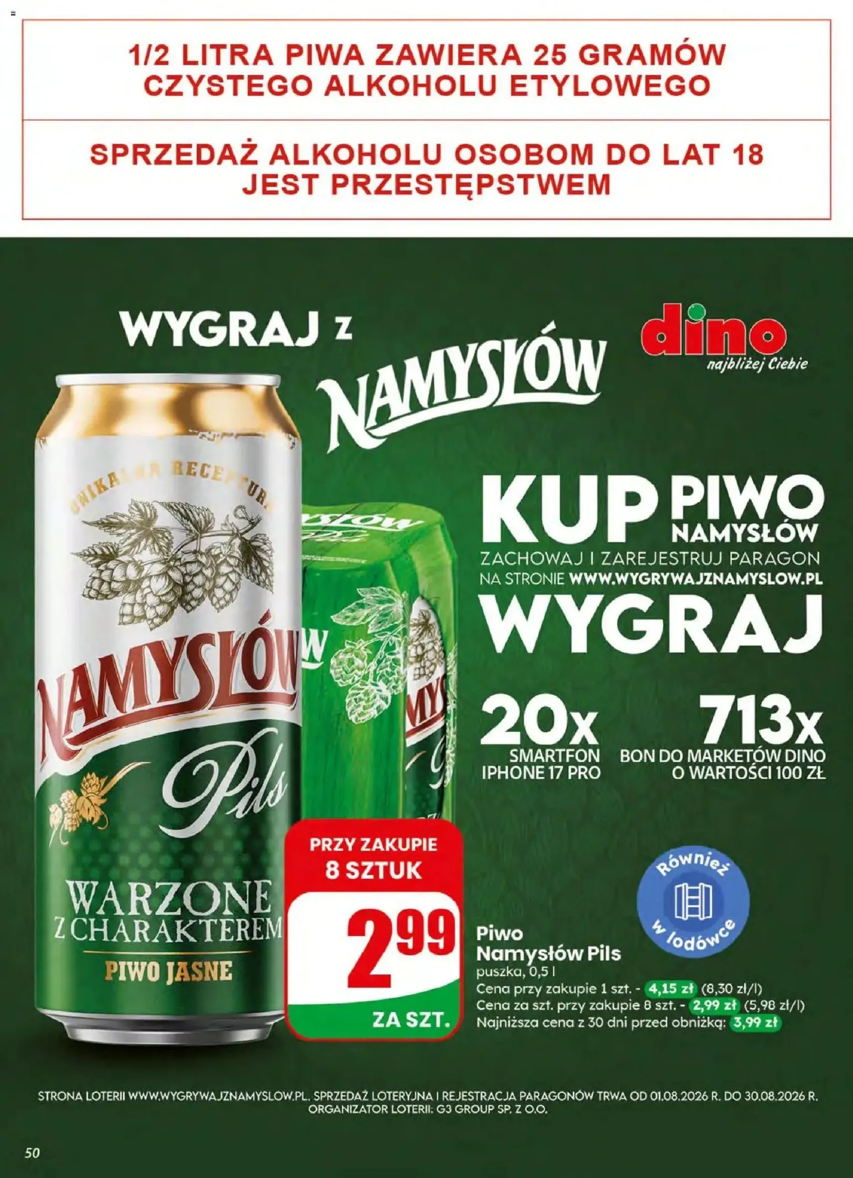 Dino gazetka - ważny gazetka od 05.08.2026 strona 50 z 68