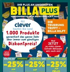 Billa Plus Flugblatt - Prospekt Vorschau gültig ab 30.10.2025 Billa Plus Flugblatt - Prospekt Vorschau gültig ab 30.10.2025
