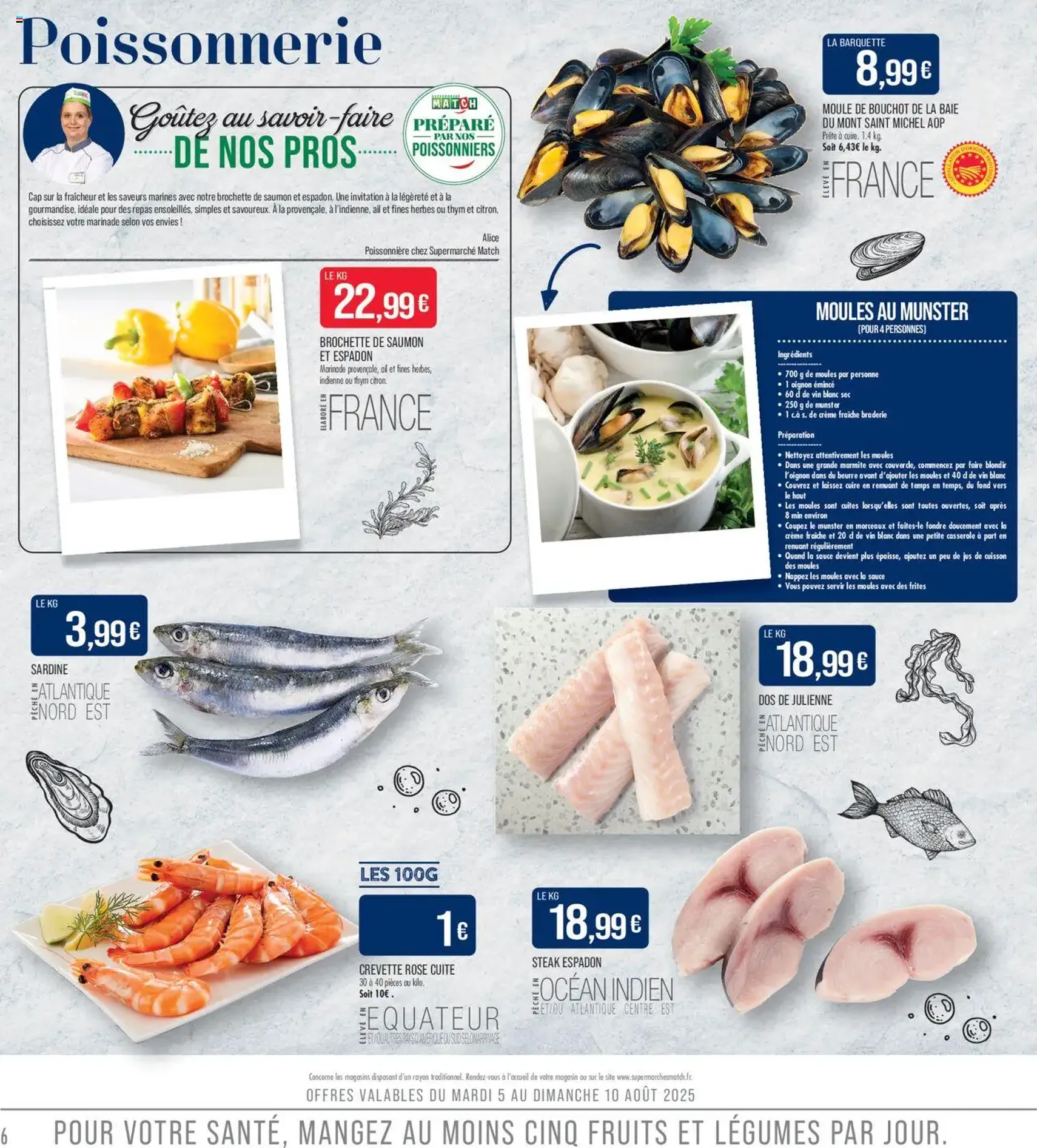 Match Supermarché catalogue - brochure valable à partir du 05/08/2025, page 6 sur 22 Match Supermarché catalogue - brochure valable à partir du 05/08/2025, page 6 sur 22