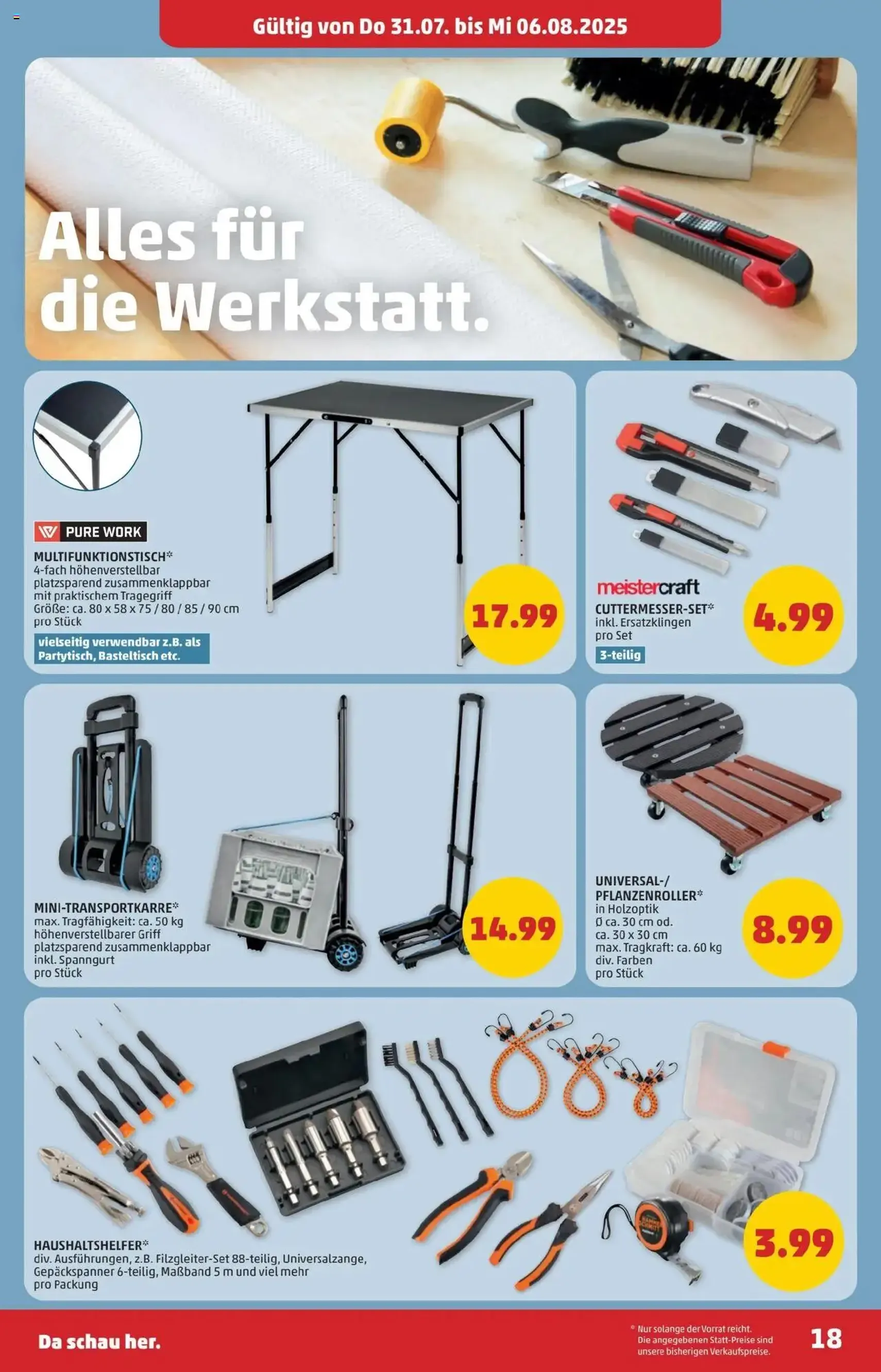 Penny Markt Flugblatt - Gültiger Prospekt ab 31.07.2025, Seite 18 von insgesamt 24