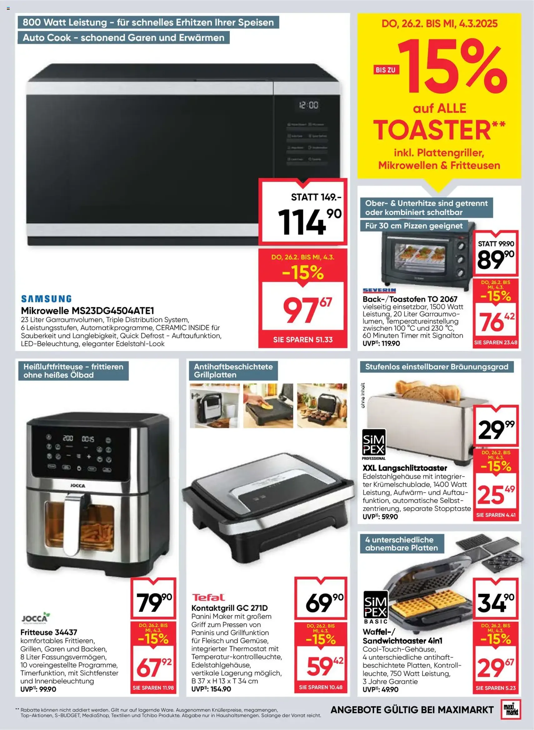 Maximarkt Flugblatt - Gültiger Prospekt ab 26.02.2026, Seite 21 von insgesamt 24