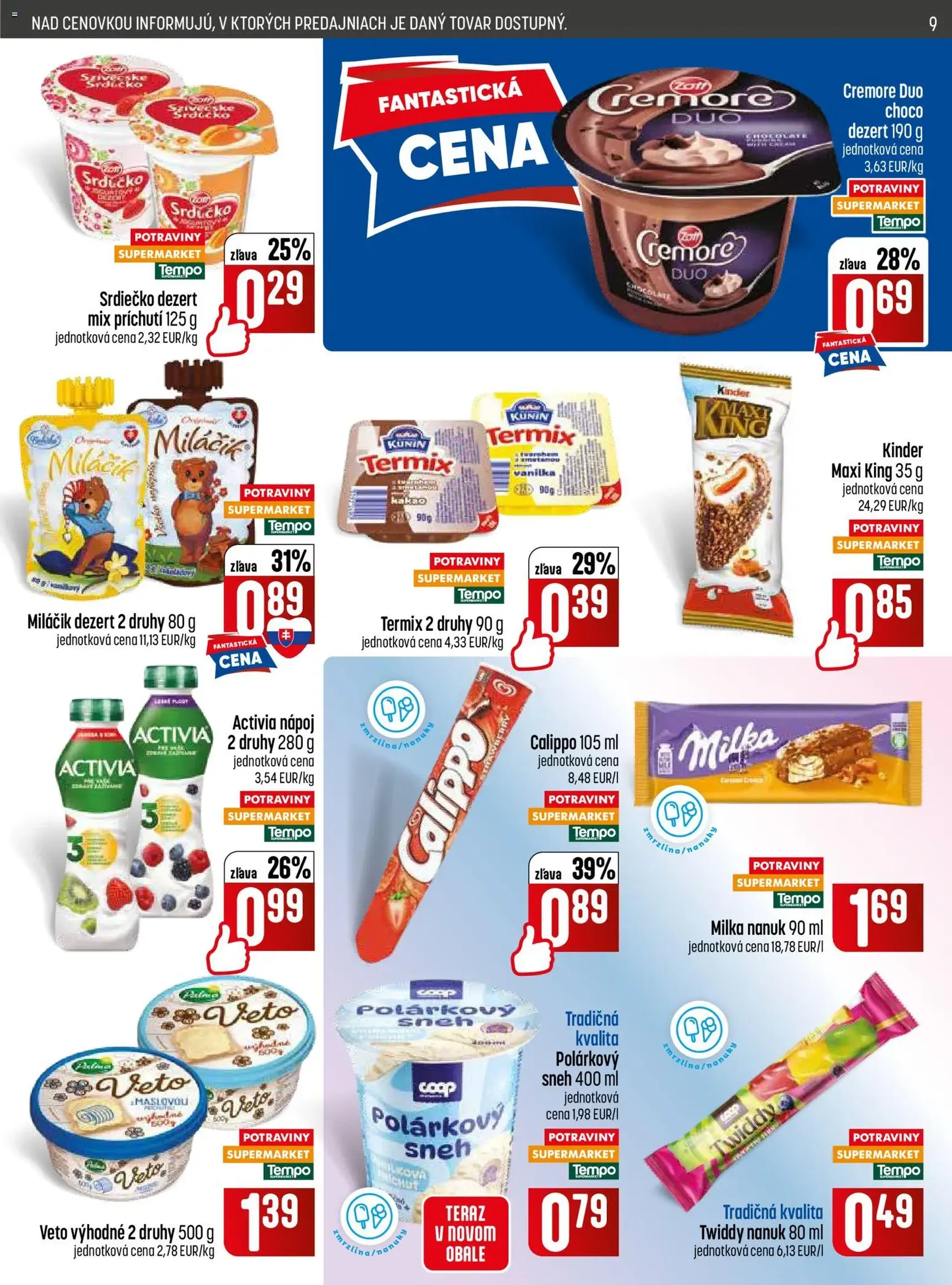 COOP Jednota leták - platný leták od 18.06.2026 strana 9 z 32