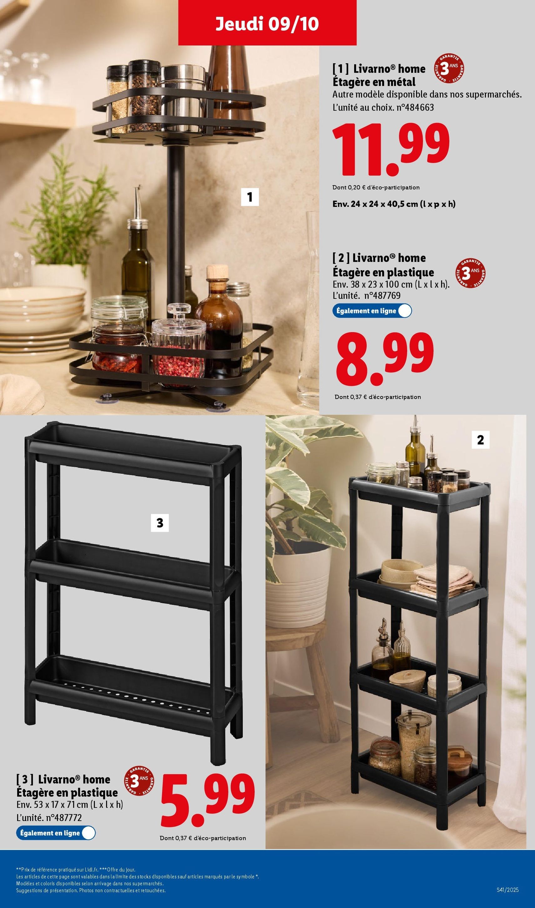 LIDL catalogue semaine 41 - brochure valable à partir du 09/10/2025, page 41 sur 73