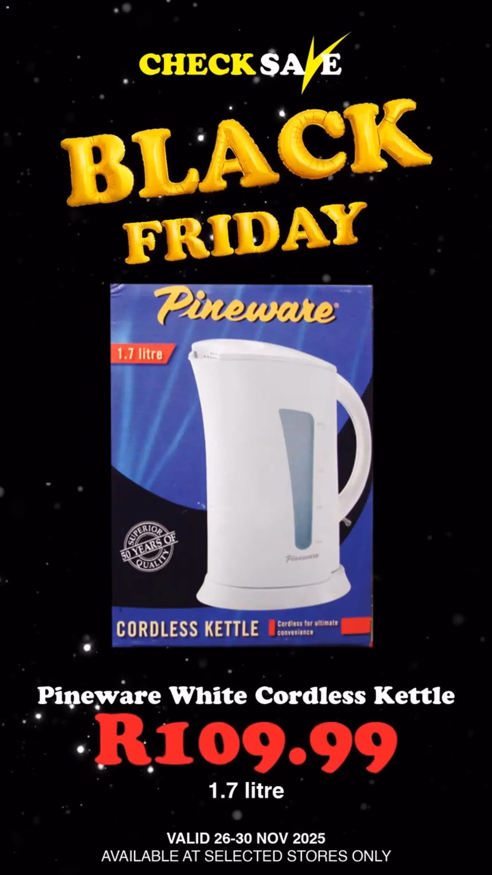 Check Save Black Friday - valid flyer from 26/11/2025, page 25 of 27