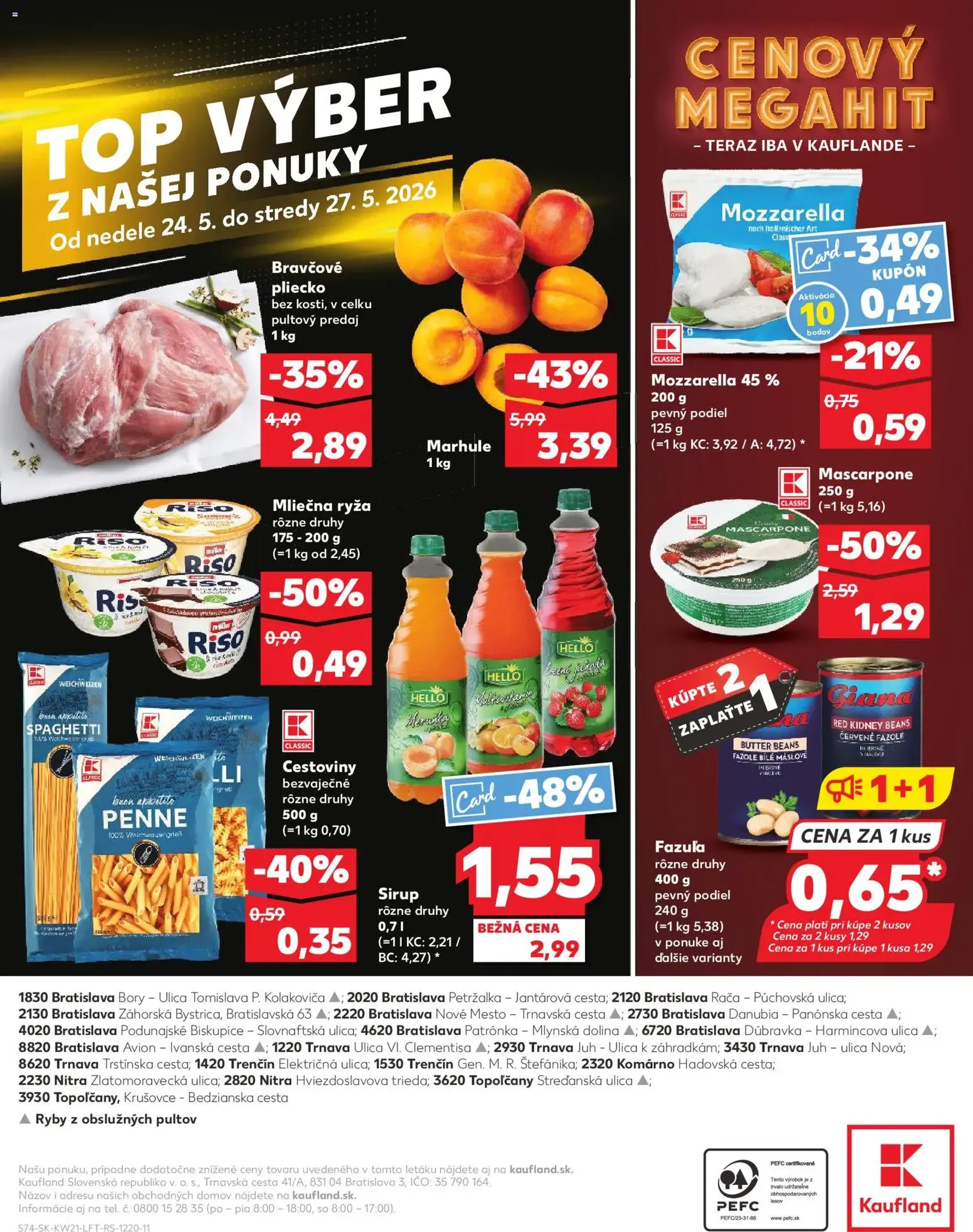 Kaufland SK akciós újság - 2026.05.21. érvényes szórólap 74 oldal 74 oldalból