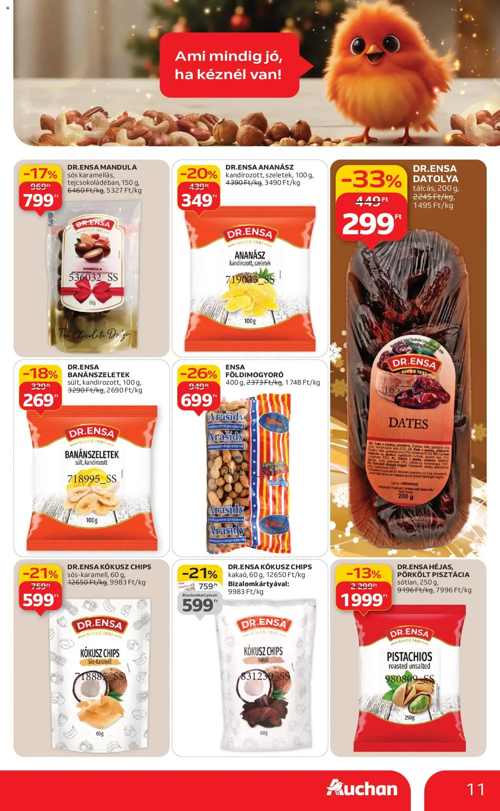 Auchan Akciós újság - 2025.12.18. érvényes szórólap 11 oldal 60 oldalból