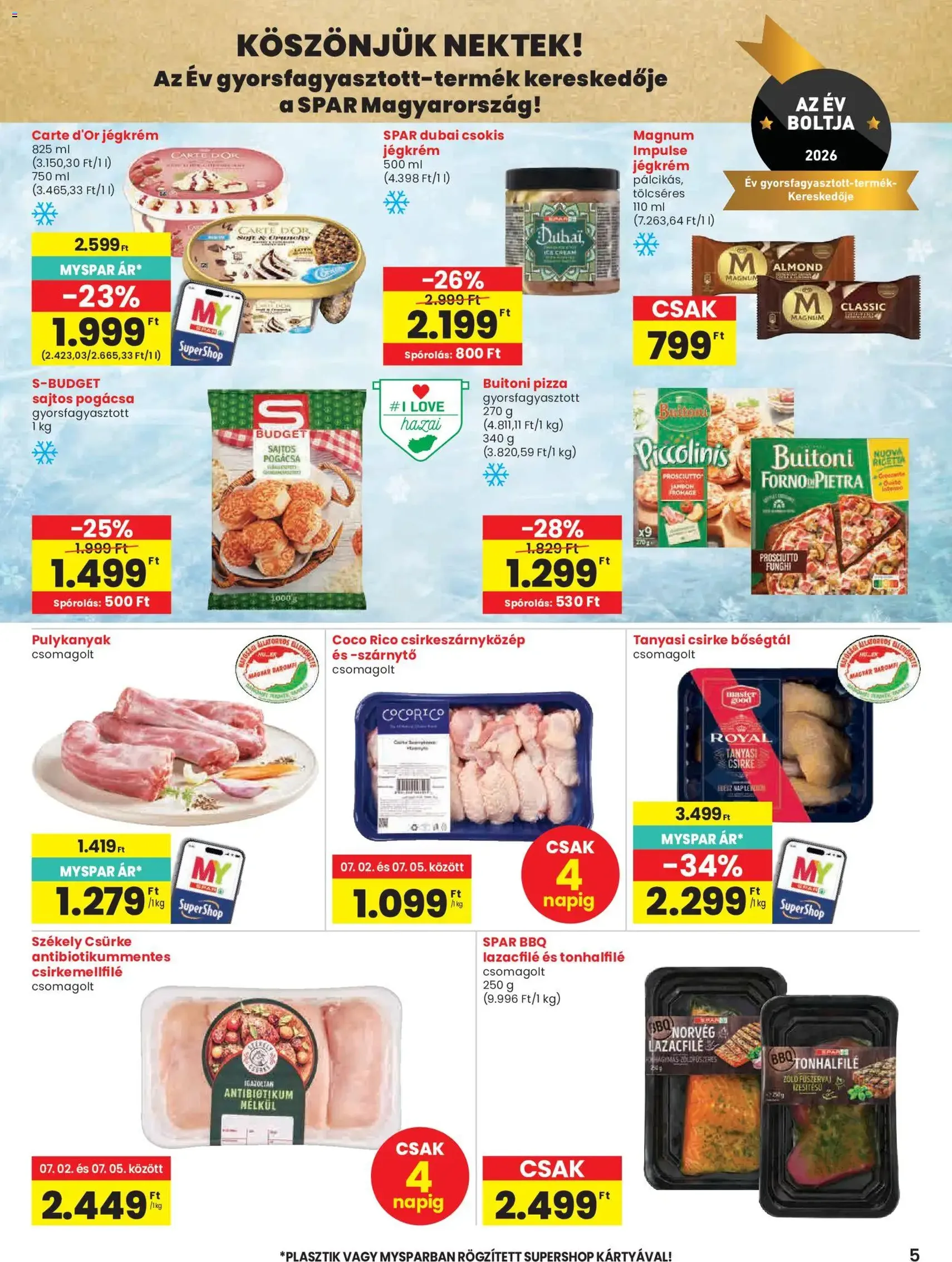 Spar akciós újság - 2026.07.02. érvényes szórólap 5 oldal 20 oldalból