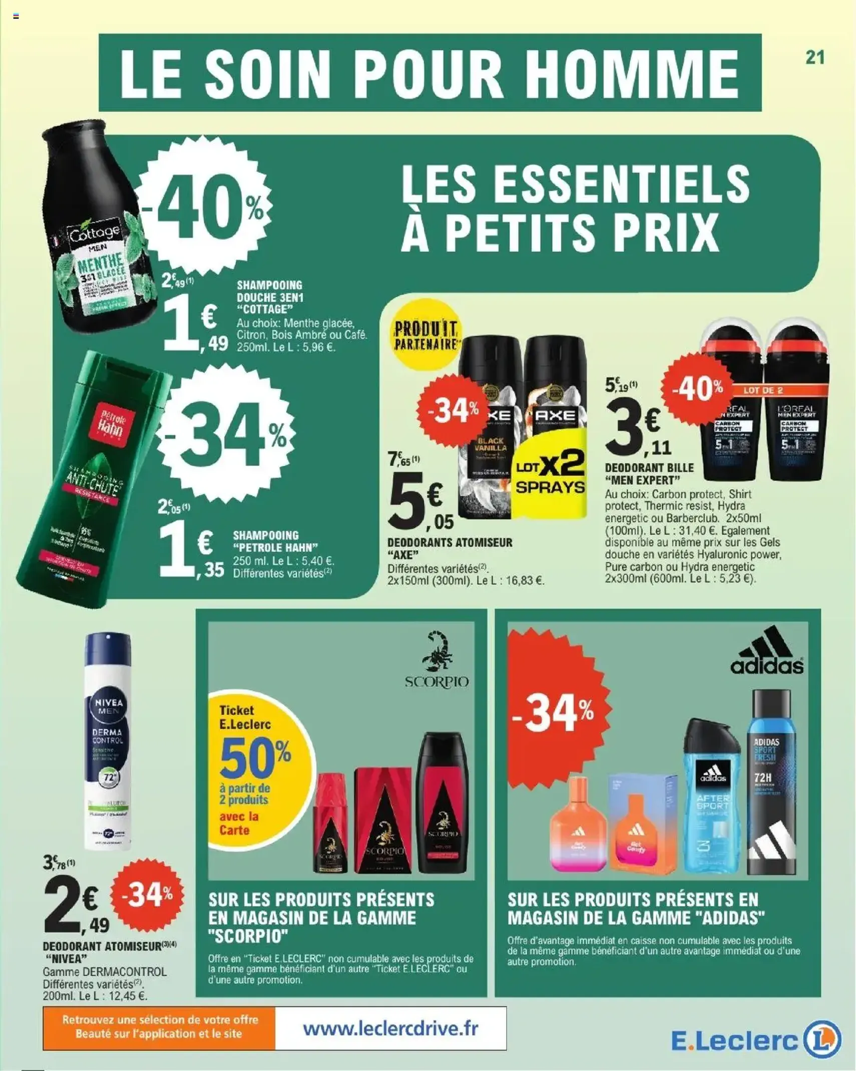 E.Leclerc catalogue semaine 36 - brochure valable à partir du 02/09/2025, page 21 sur 24 E.Leclerc catalogue semaine 36 - brochure valable à partir du 02/09/2025, page 21 sur 24
