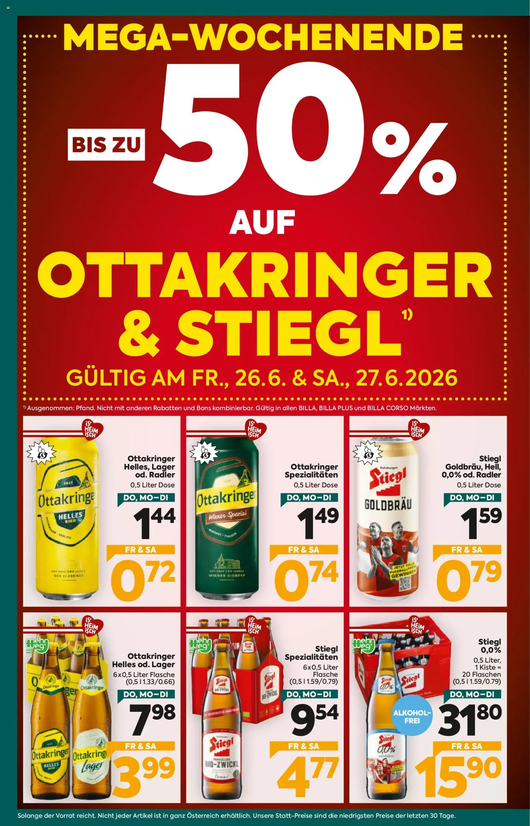 Billa Plus Flugblatt - Gültiger Prospekt ab 25.06.2026, Seite 2 von insgesamt 16