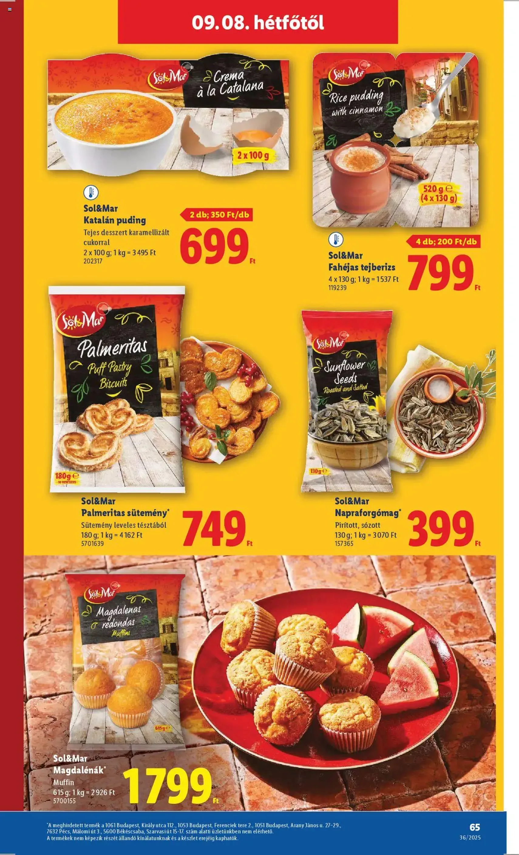 Lidl Akciós újság - 2025.09.04. érvényes szórólap 65 oldal 70 oldalból Lidl Akciós újság - 2025.09.04. érvényes szórólap 65 oldal 70 oldalból
