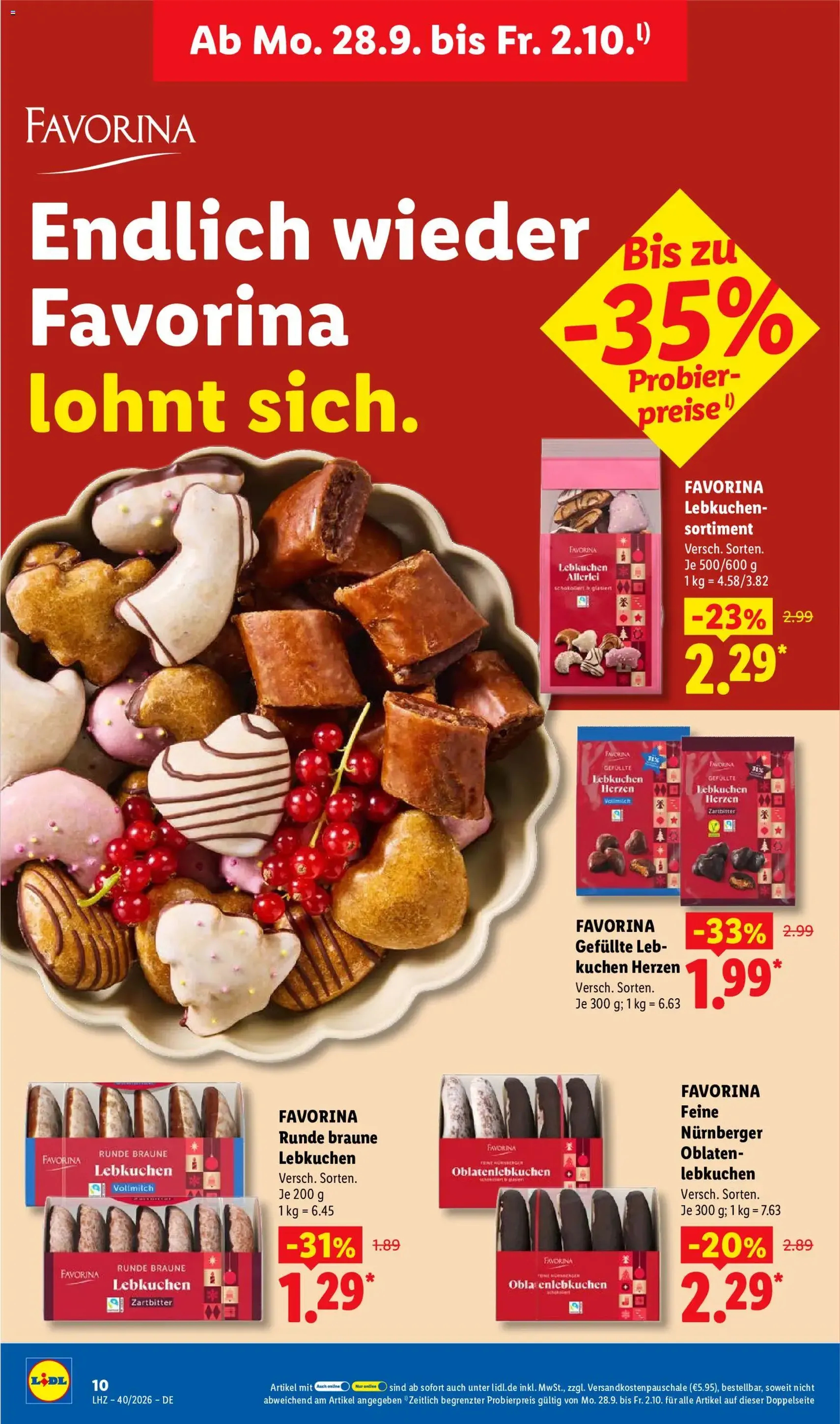 Lidl Prospekt - Gültiger Prospekt ab 28.09.2026, Seite 22 von insgesamt 71