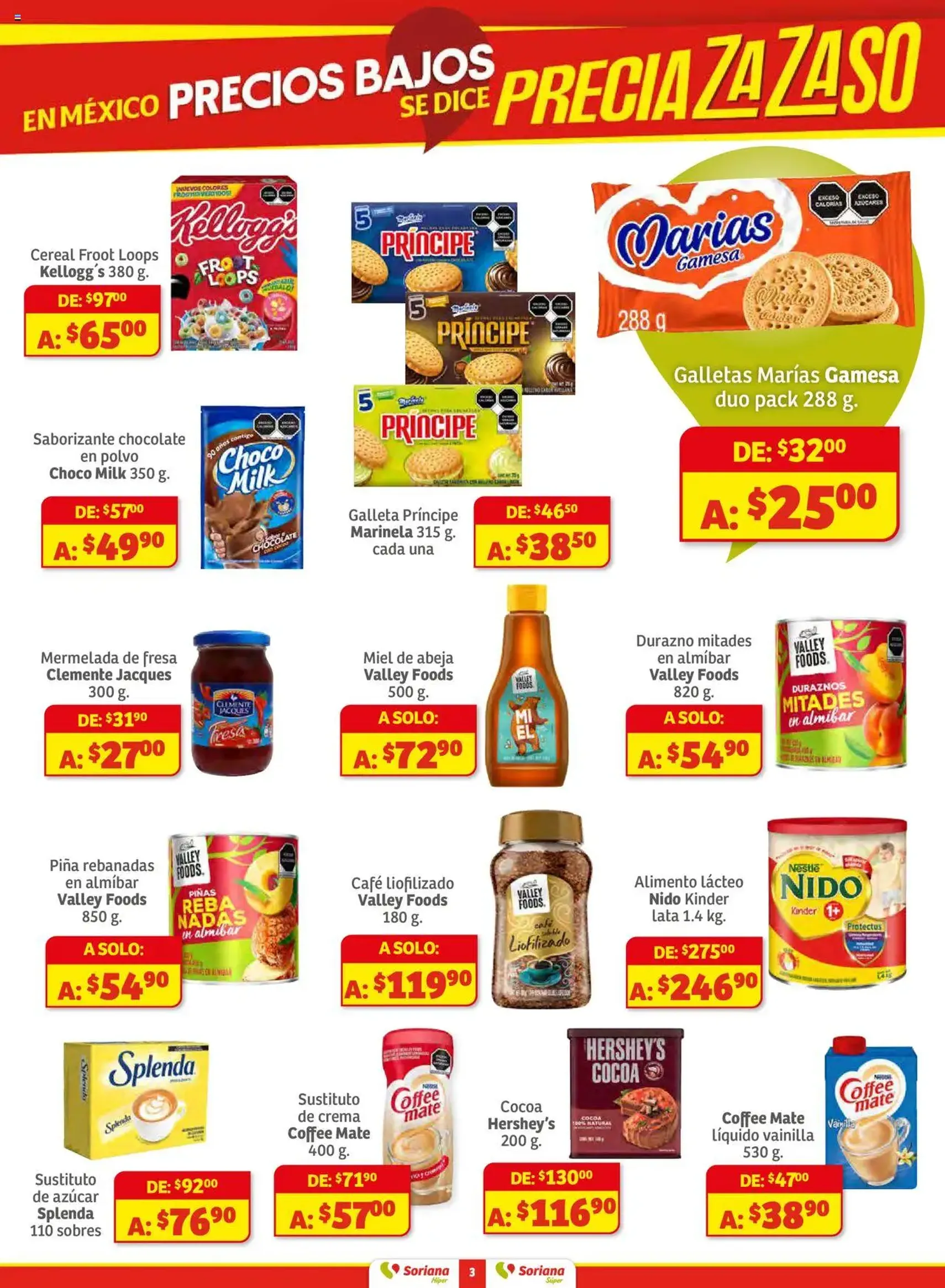 Soriana - Preciazazaso Híper: Ags, Col, Gto, Jal, Mich - folleto válido desde 25/09/2025 página 3 de 54