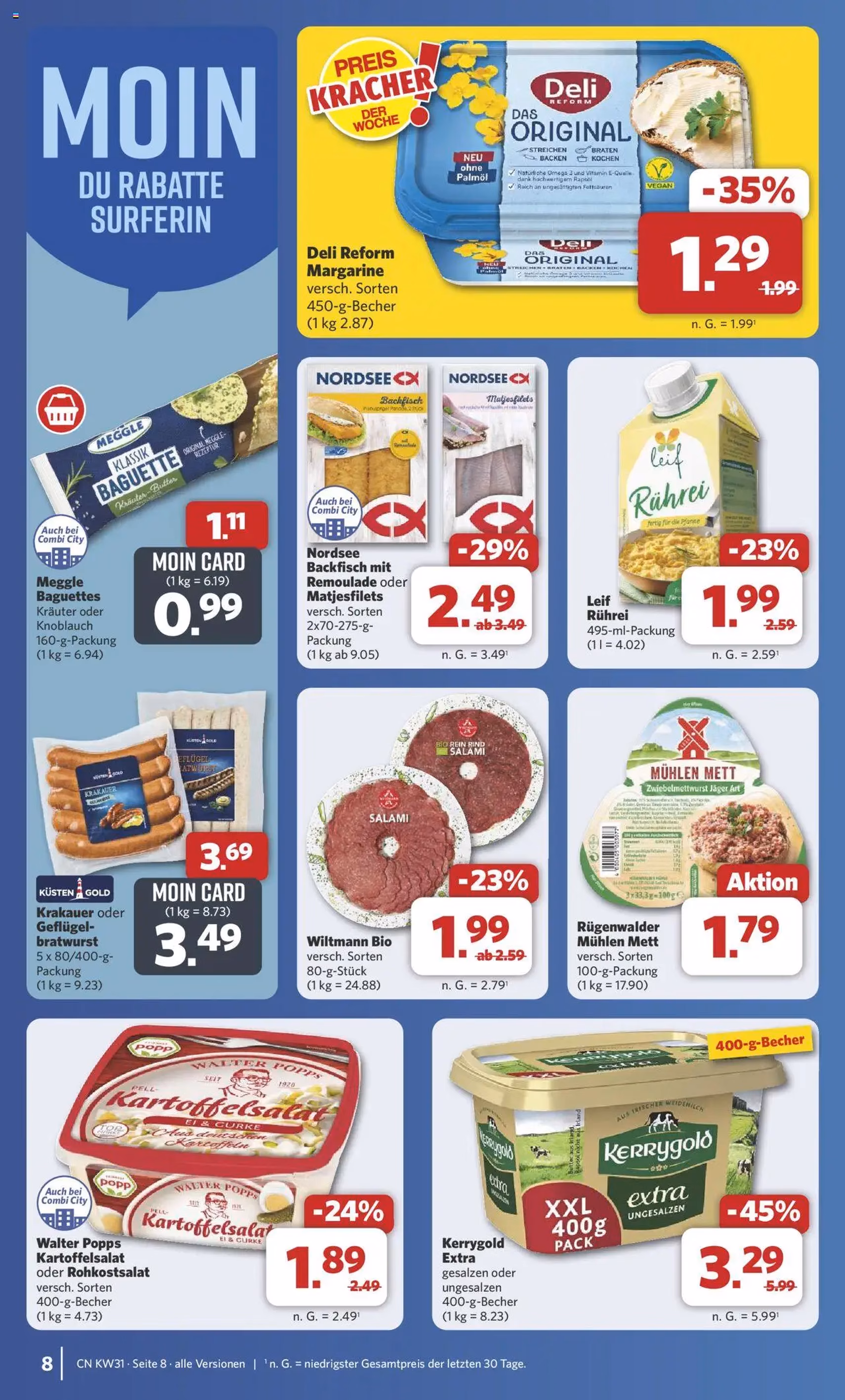 Combi Prospekt - Gültiger Prospekt ab 28.07.2025, Seite 8 von insgesamt 36 Combi Prospekt - Gültiger Prospekt ab 28.07.2025, Seite 8 von insgesamt 36