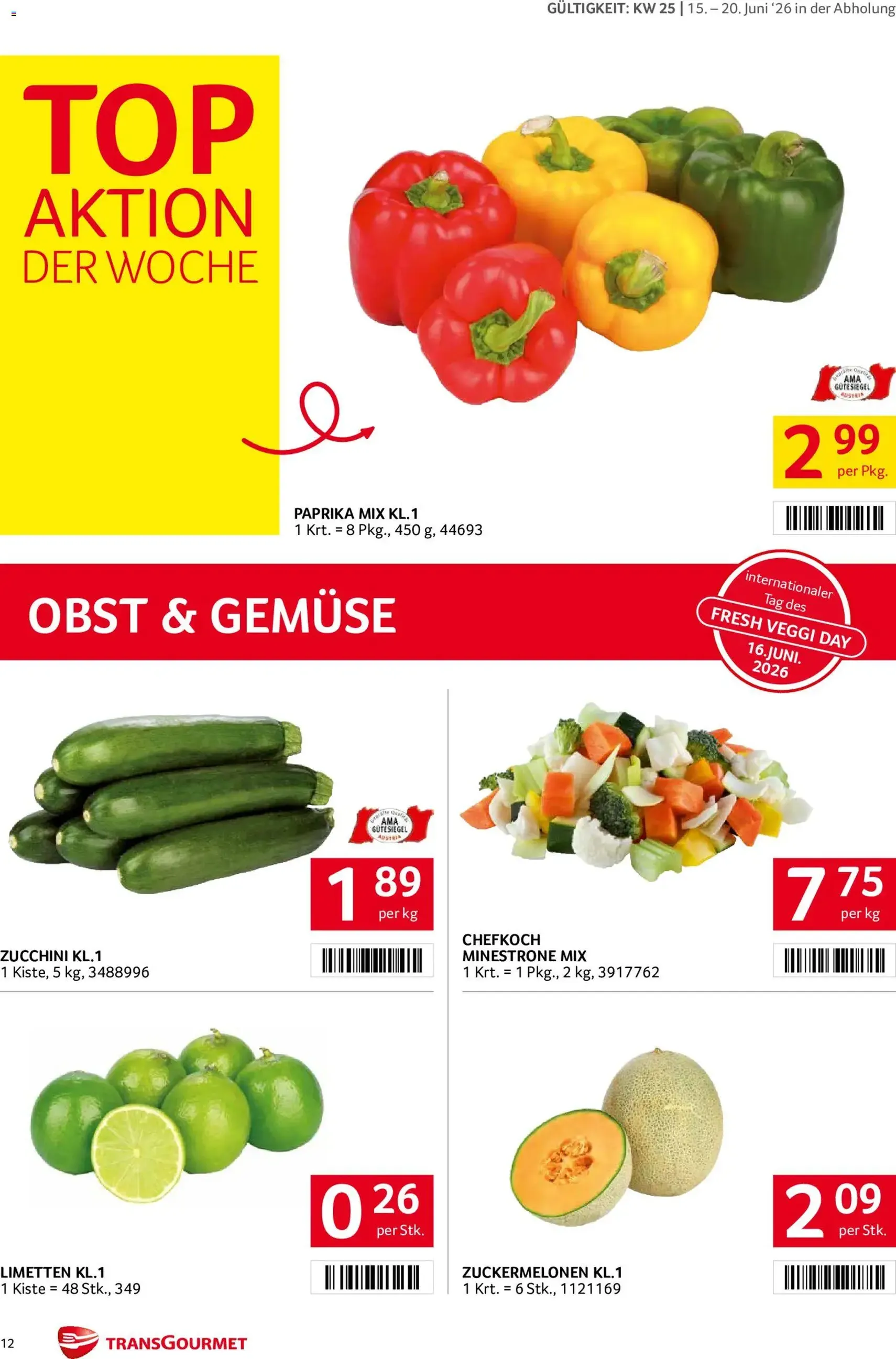 Transgourmet Flugblatt - Gültiger Prospekt ab 15.06.2026, Seite 12 von insgesamt 32