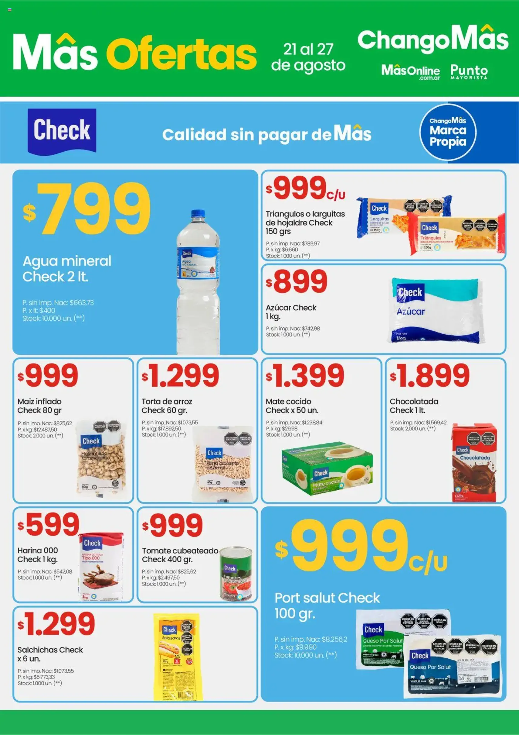 Changomas ofertas - folleto válido desde 21/08/2025 página 5 de 10 Changomas ofertas - folleto válido desde 21/08/2025 página 5 de 10