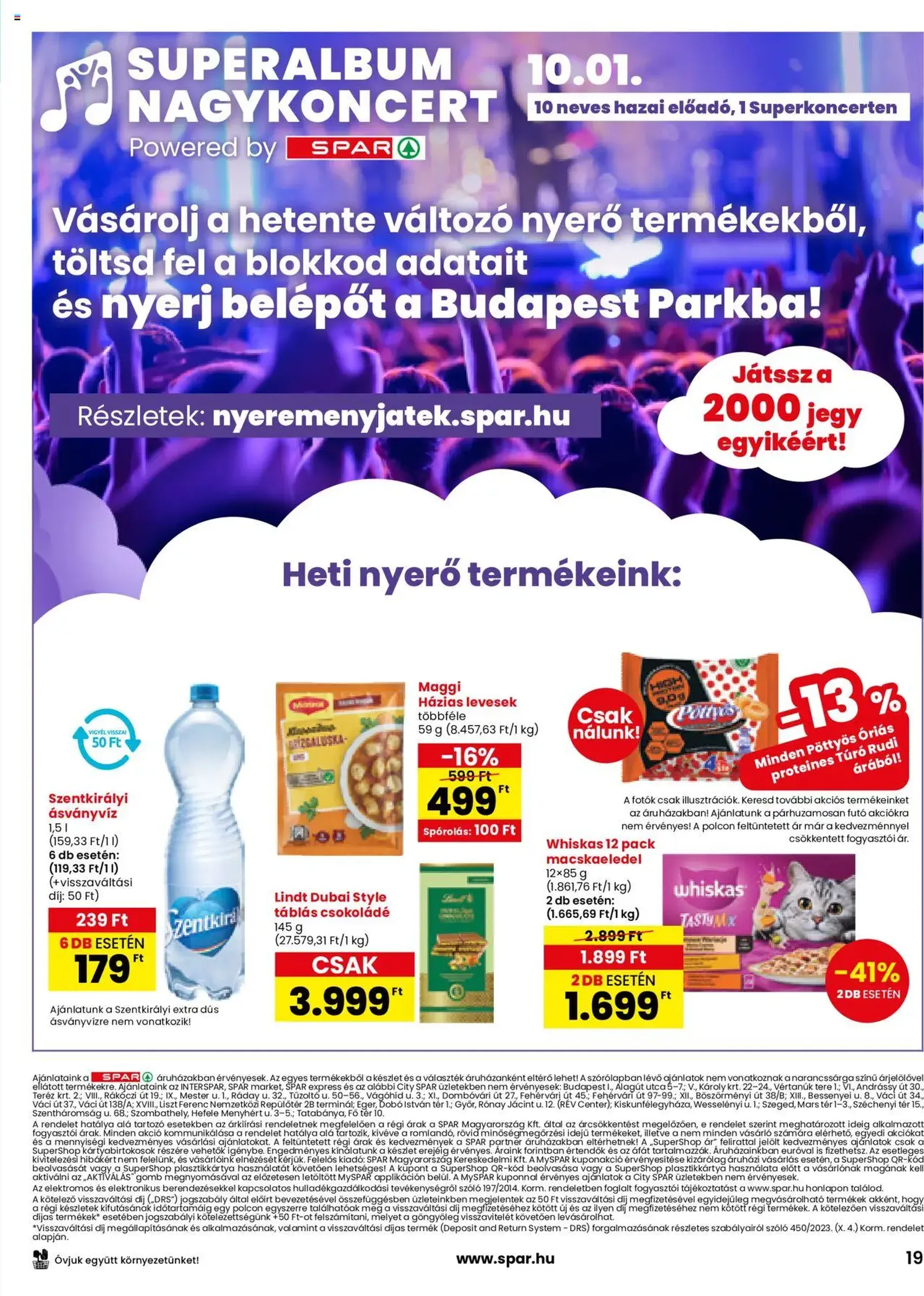 Spar Akciós újság - 2025.09.18. érvényes szórólap 19 oldal 20 oldalból
