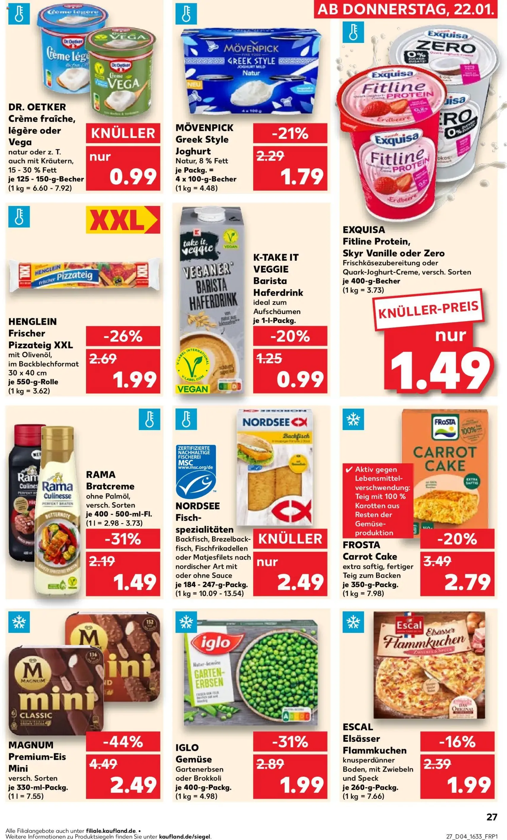 Kaufland Prospekt - Gültiger Prospekt ab 22.01.2026, Seite 27 von insgesamt 59