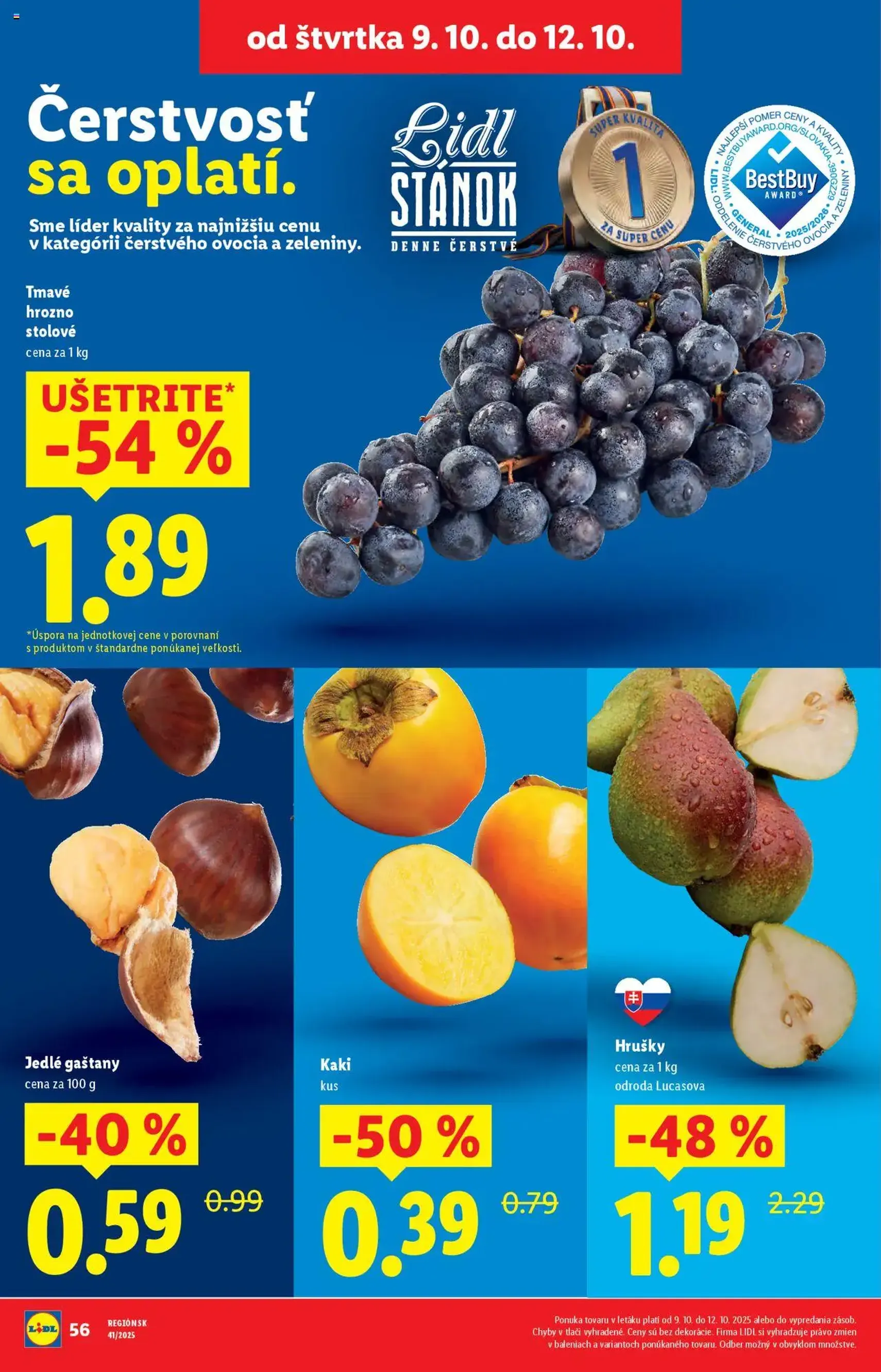 Lidl leták - platný leták od 06.10.2025 strana 72 z 108