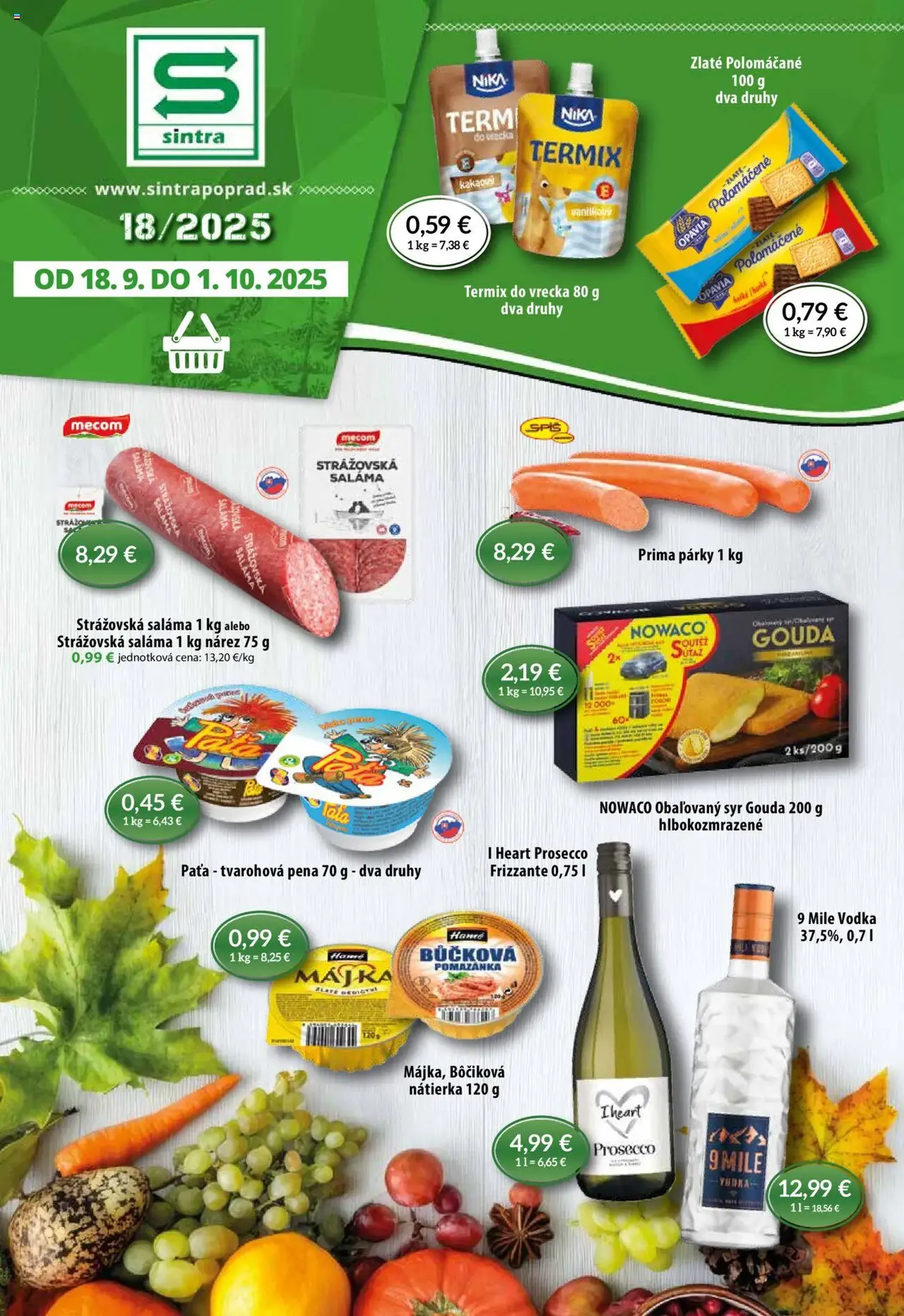 Sintra leták - platný leták od 18.09.2025 strana 1 z 10