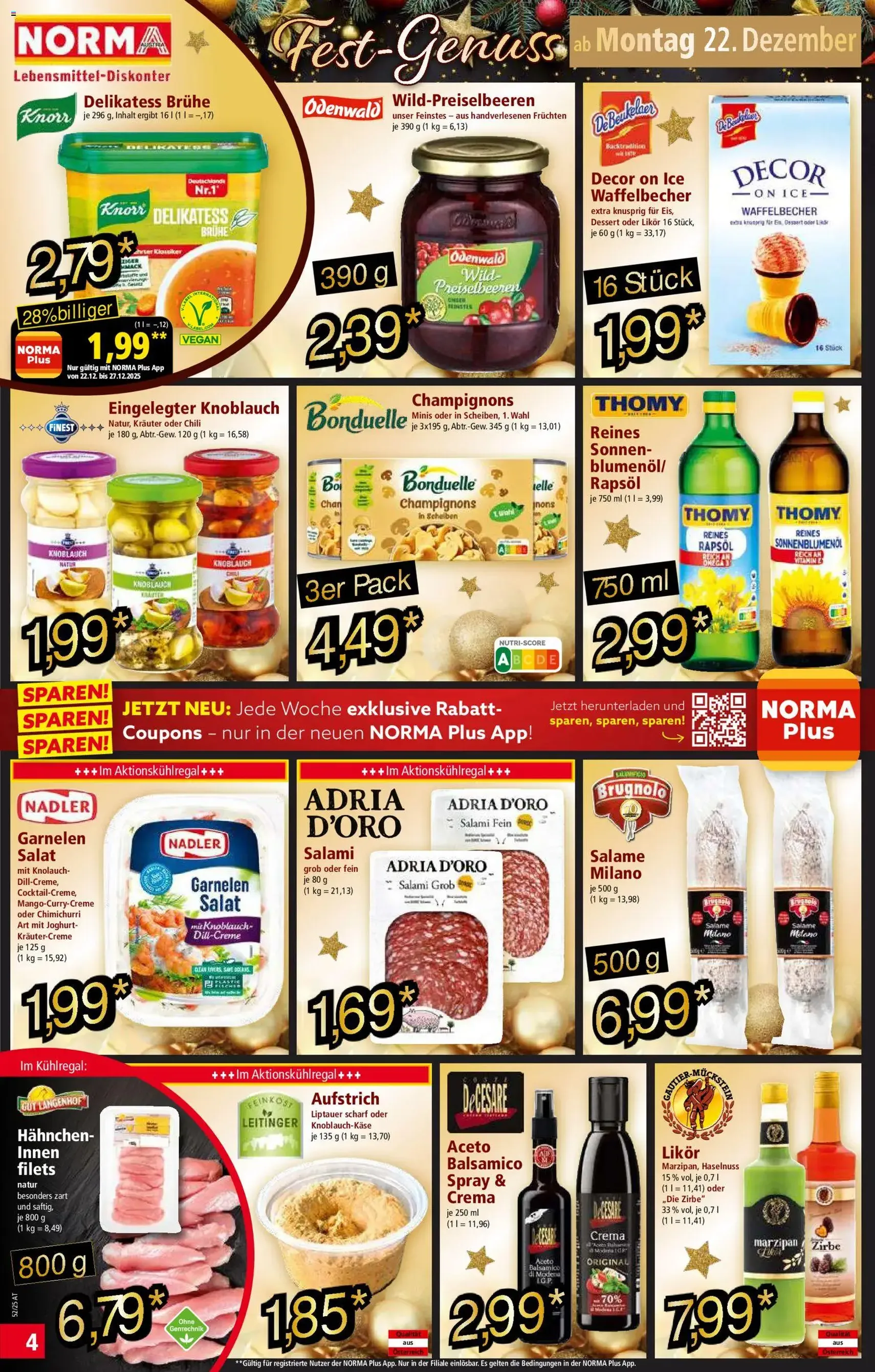 Norma Flugblatt - Gültiger Prospekt ab 22.12.2025, Seite 4 von insgesamt 12
